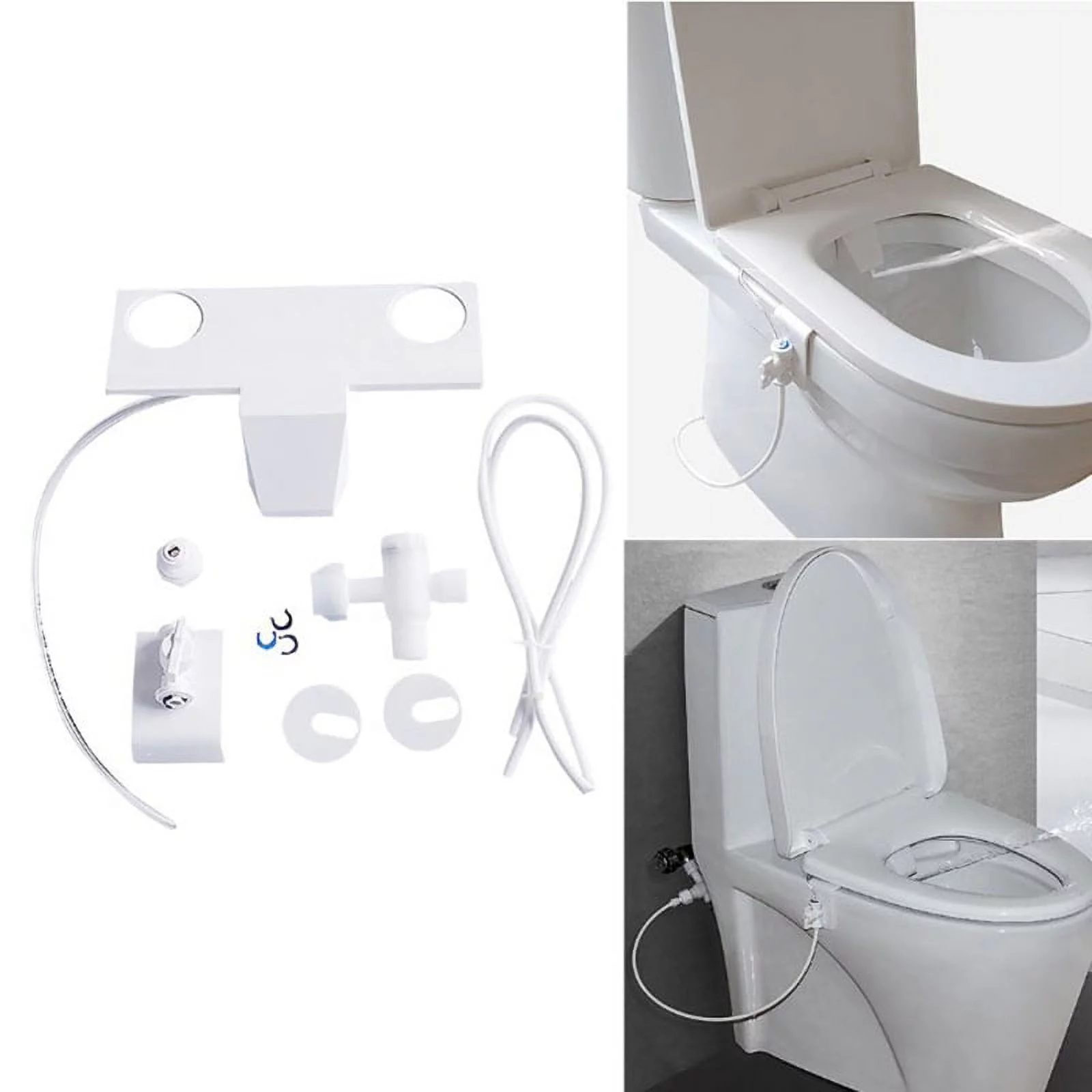 Bathroom Bidet Toilet Fresh Water Spray Clean Seat Non-Electric Attachment Kit