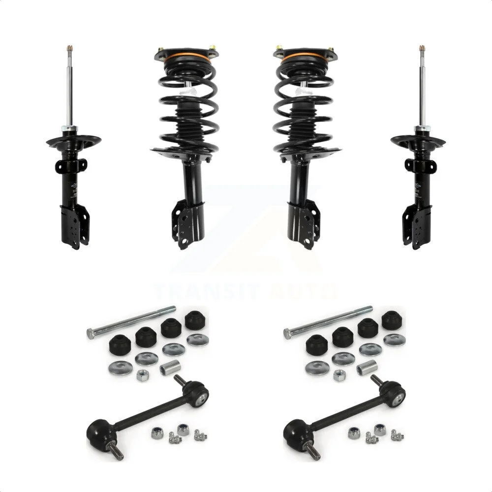 Transit Auto Front Complete suspension Strut Rear & TQ sway Bar Link Kit For Chevrolet Impala Without Police or Taxi Package KSS-107660