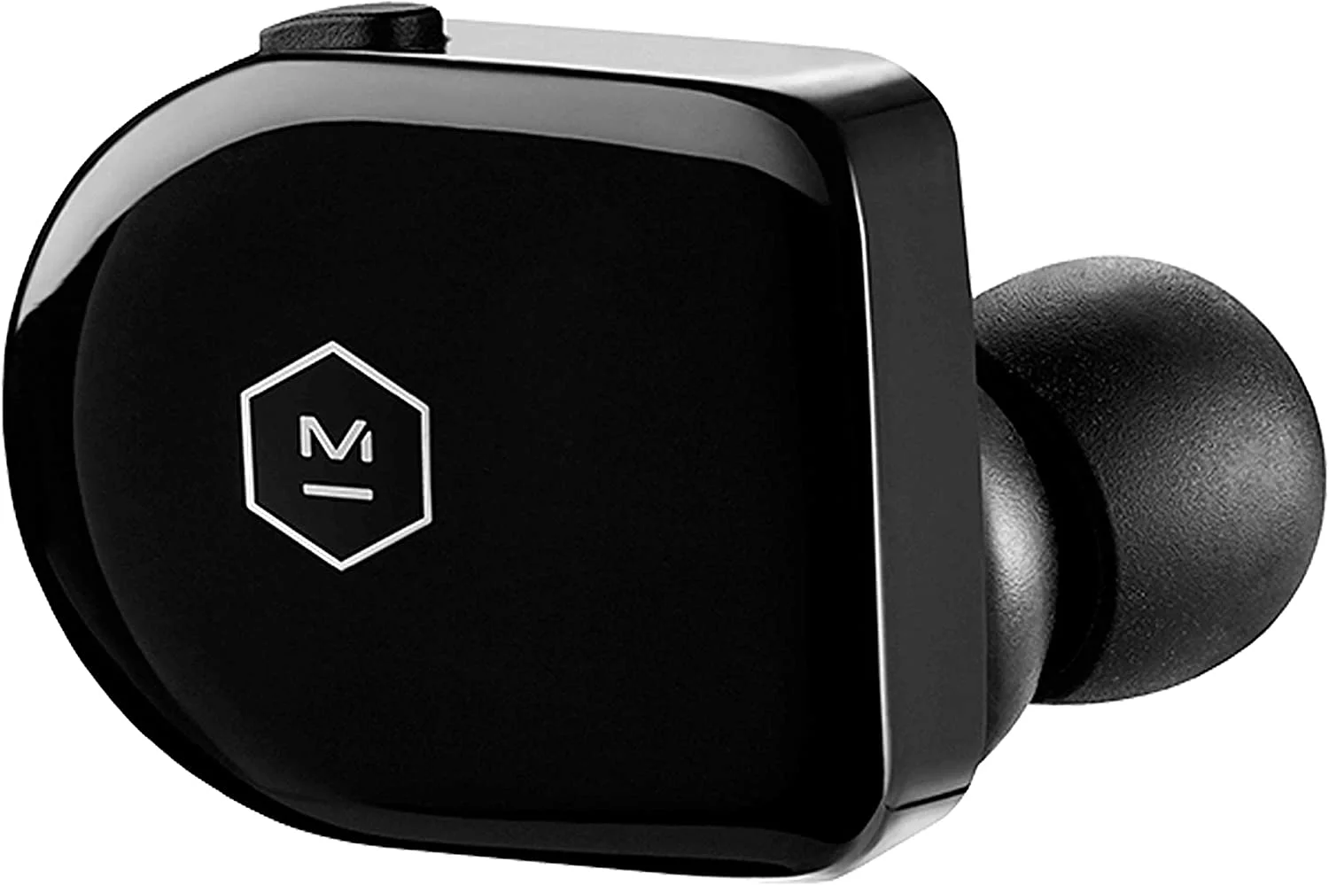 Master & Dynamic MW07 True Wireless Earphones - Bluetooth Enabled Noise Isolating Earbuds, Piano Black