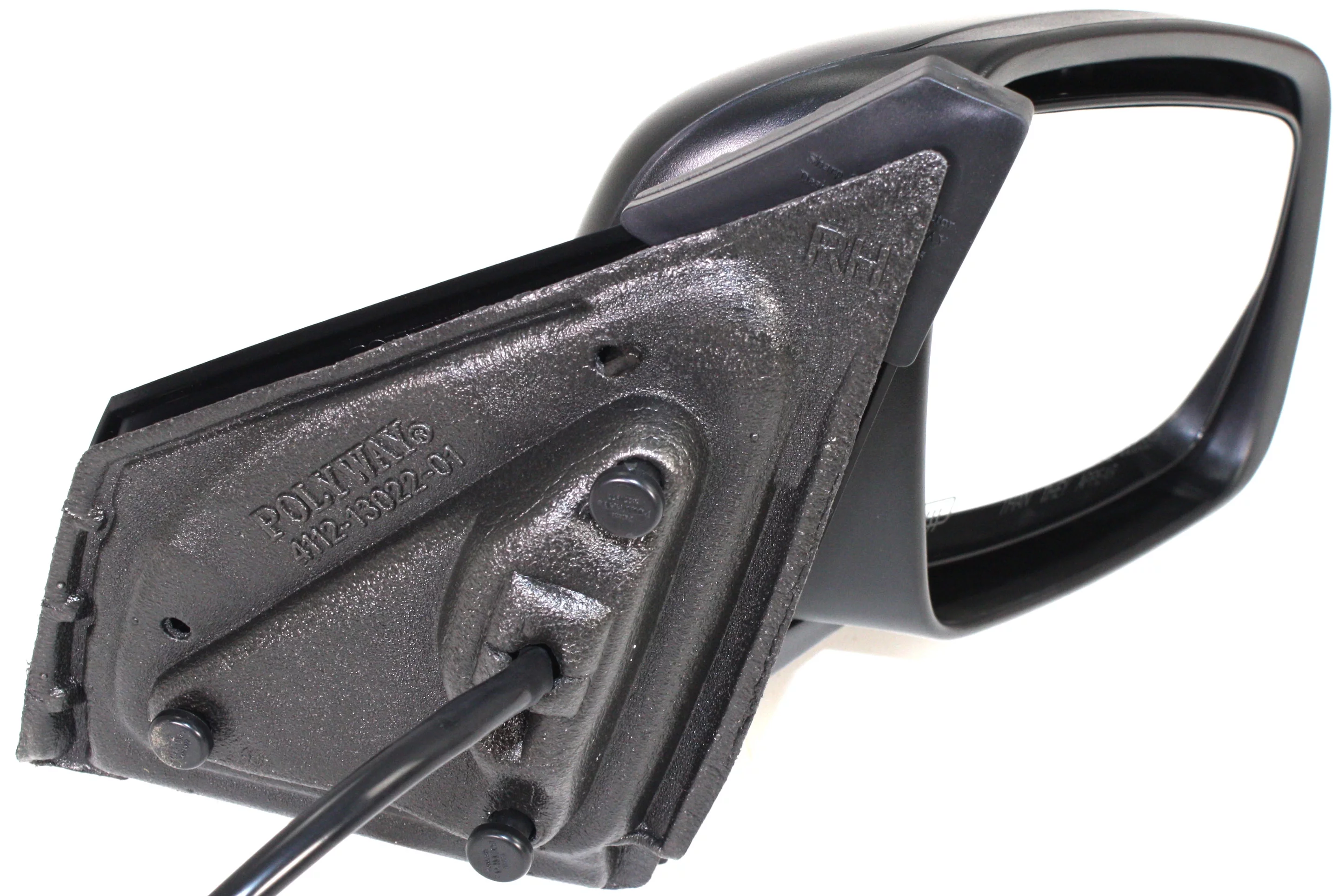 Mirror Compatible With 2009-2015 Dodge Journey Right Passenger Side Heated Textured Black Kool-Vue