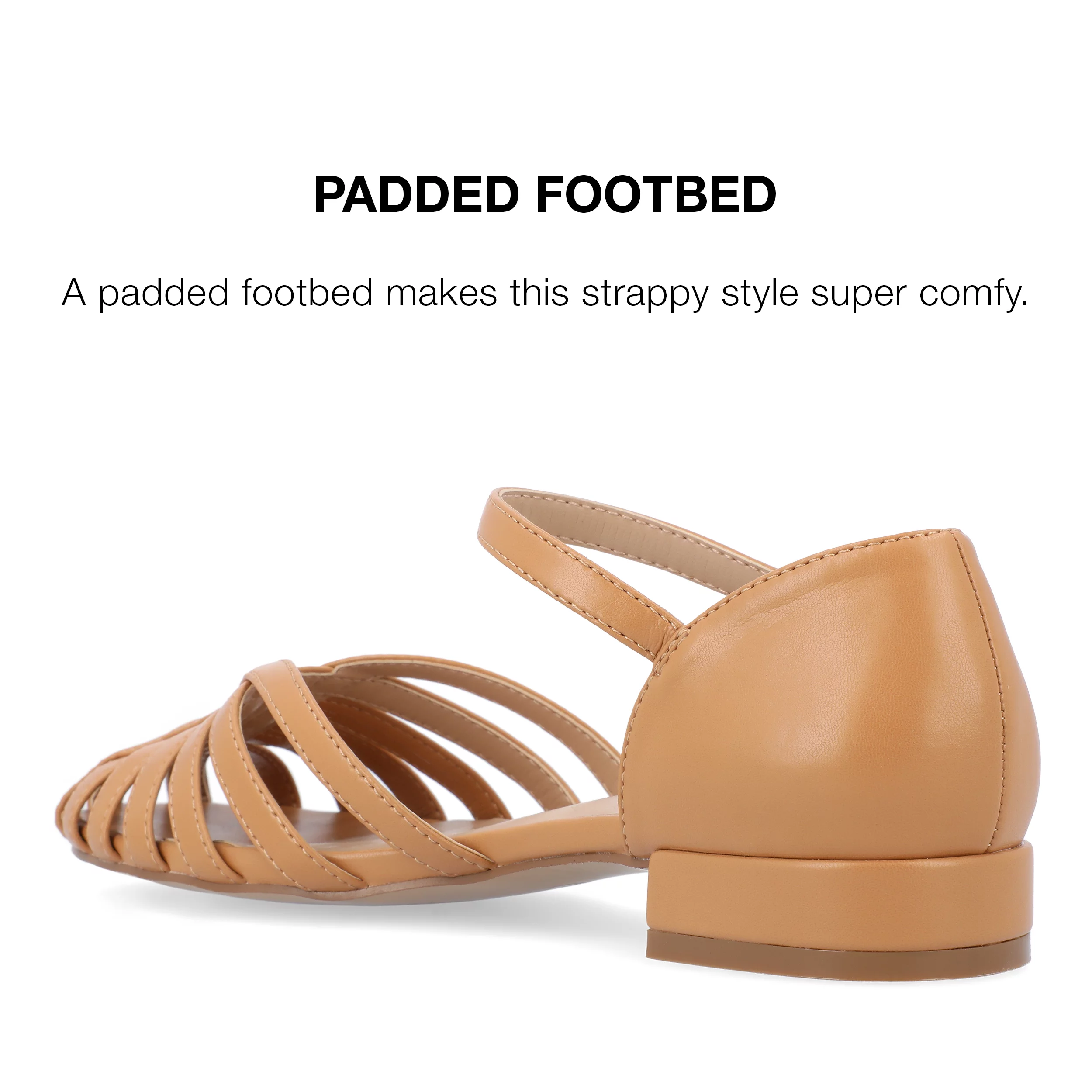 Journee Collection Womens Joannah Mary Jane Block Heel Round Toe Flats