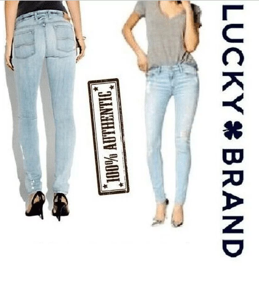 Lucky brand Charlie Stella Skinny Womens jeans Distressed Legend Denim 24 25 26