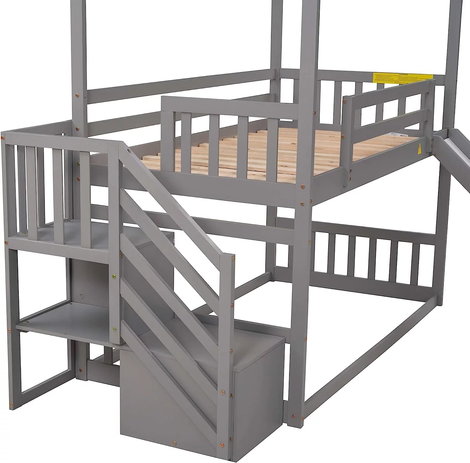 Artimorany Twin-XL Bed-Frame 18 Inch  Heavy Duty Metal-Platform  2500lbs Steel Slats Support  No Box Spring Needed  Noise Free  Black