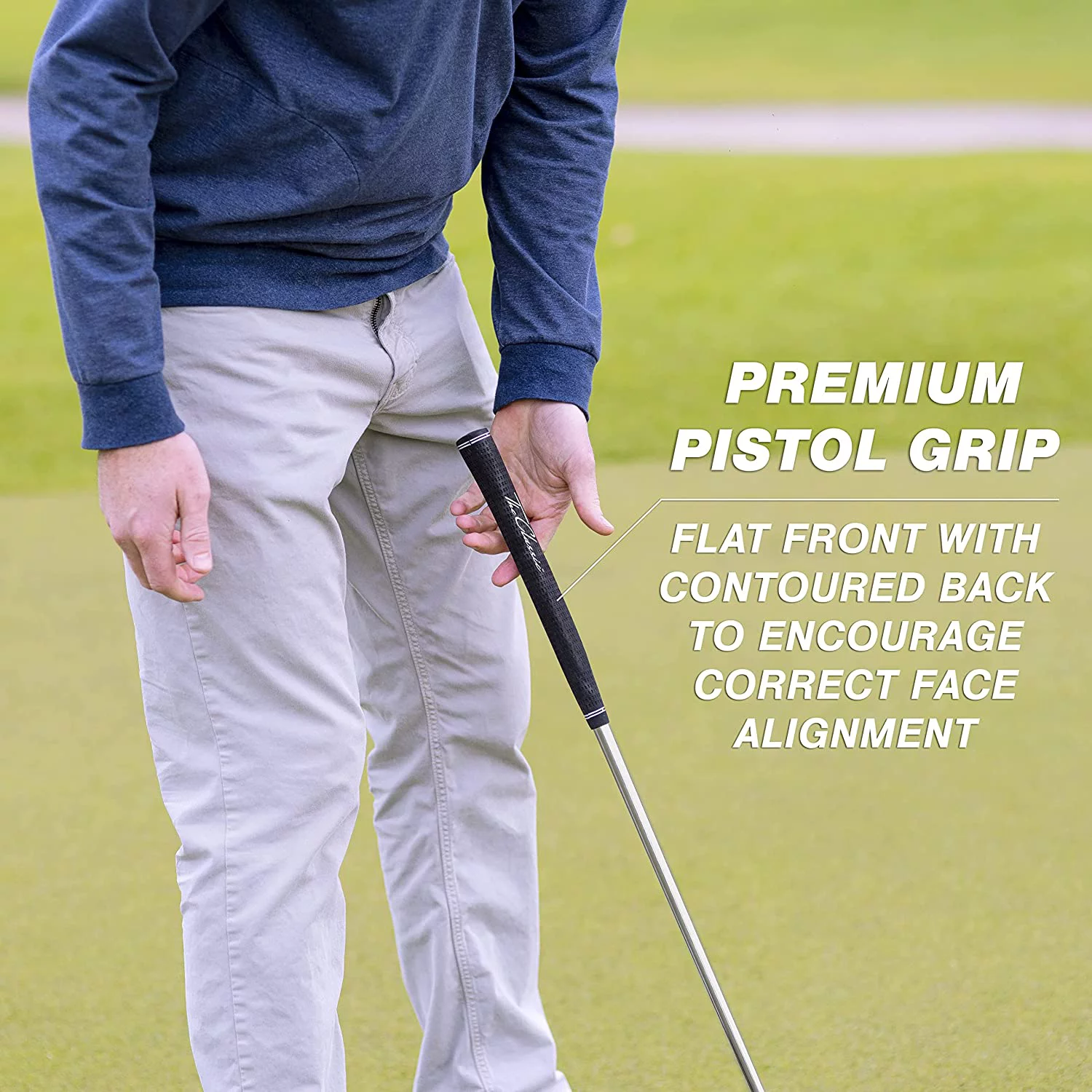 GoSports Classic Golf Putter - Tour Blade Design with Premium Grip and Milled Face - Right Handed 35
