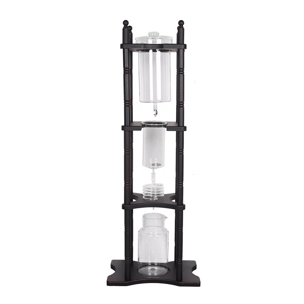 Cold Brew Coffee Maker Glass Dutch Coffee Dripper Ice Drip Coffee Tower 2500ml 28*24.5*115 Cm