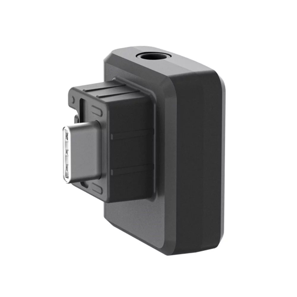 ABS+Metal Type-C/3.5mm Port Charging Audio Adapter for Insta360 One RS Camera
