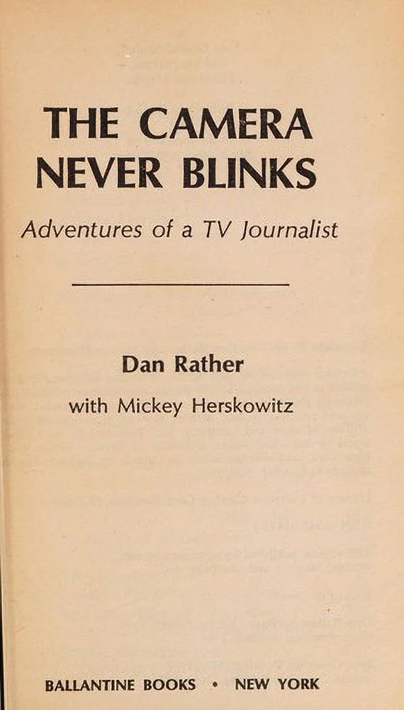 Pre-Owned The Camera Never Blinks : Adventures of a TV Journalist 9780345318336