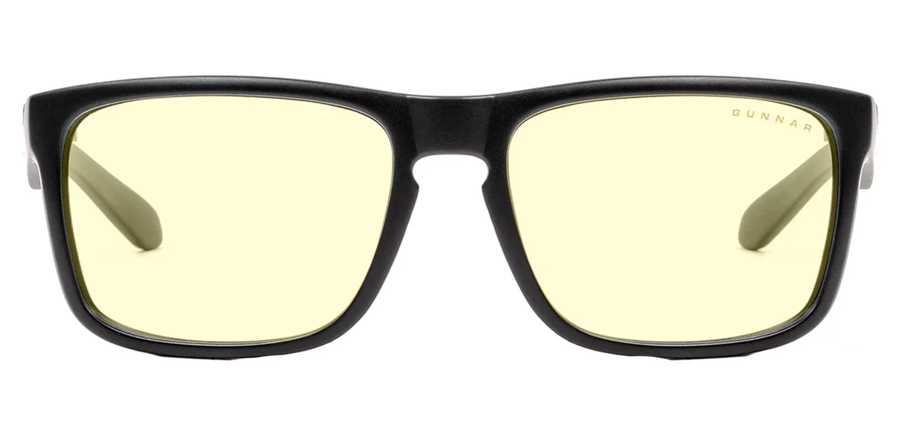 Gunnar Intercept Men's Onyx Square Gaming/Computer Glasses with Amber Work/Play Photochromic Lenses