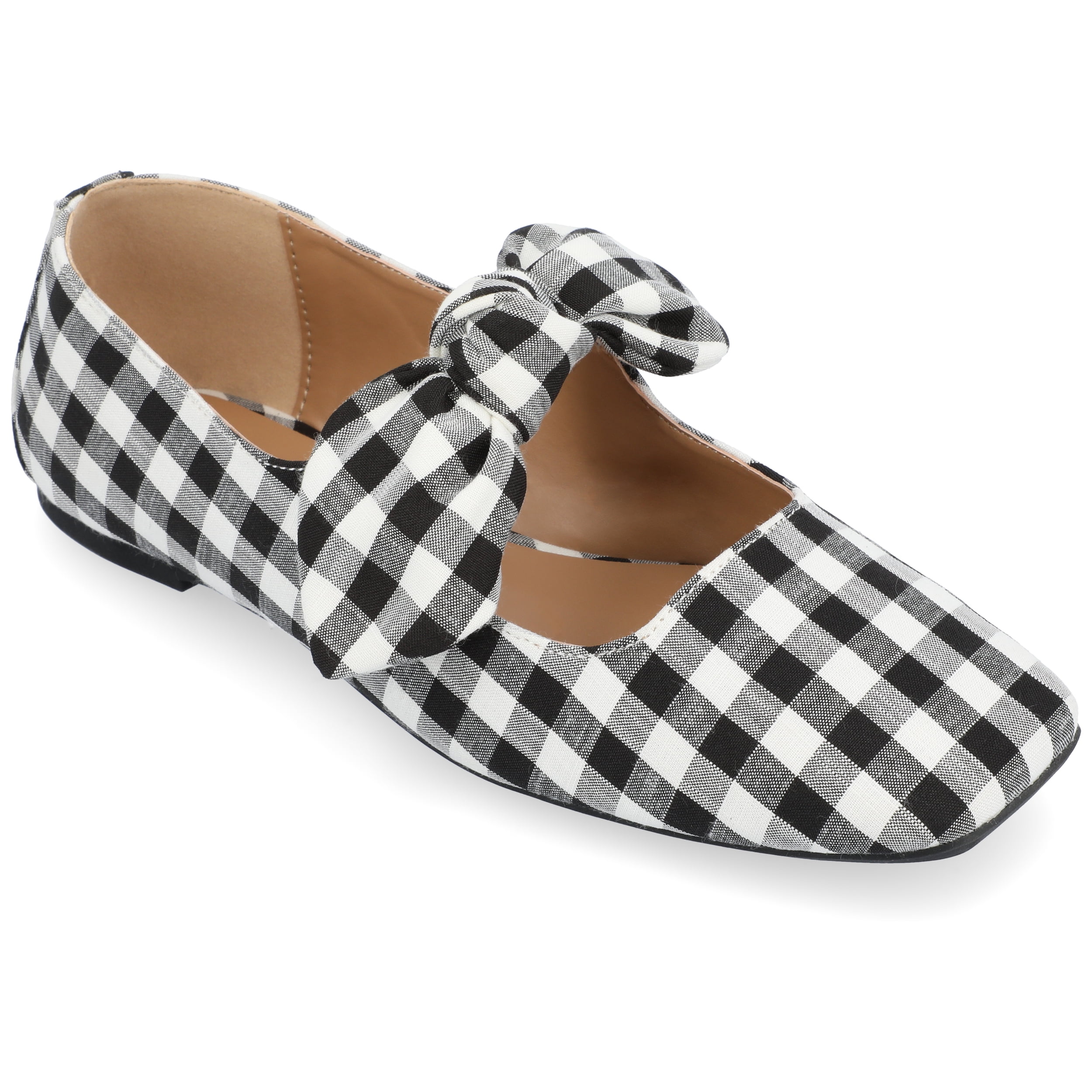 Journee Collection Womens Seralinn Tru Comfort Foam Mary Jane Slip On Square Toe Flats