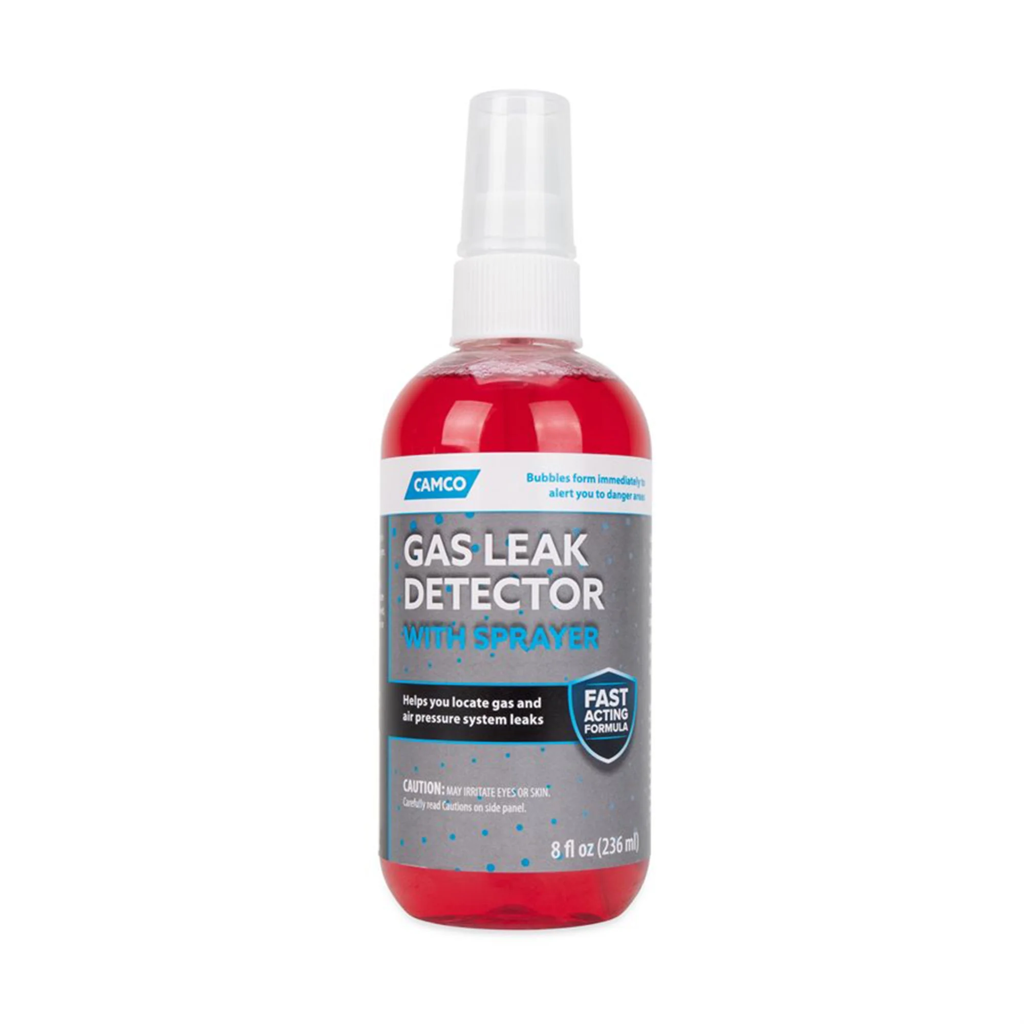 Camco RV Gas Leak Detector with Sprayer for Propane Gas Lines, 8 Oz Bottle