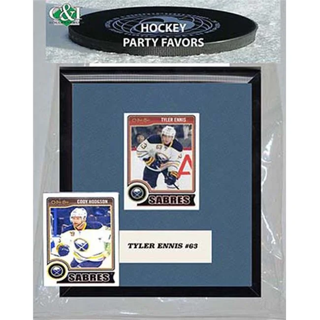 Candlcollectables NHL Buffalo Sabres Party Favor With 6 x 7 Mat and Frame