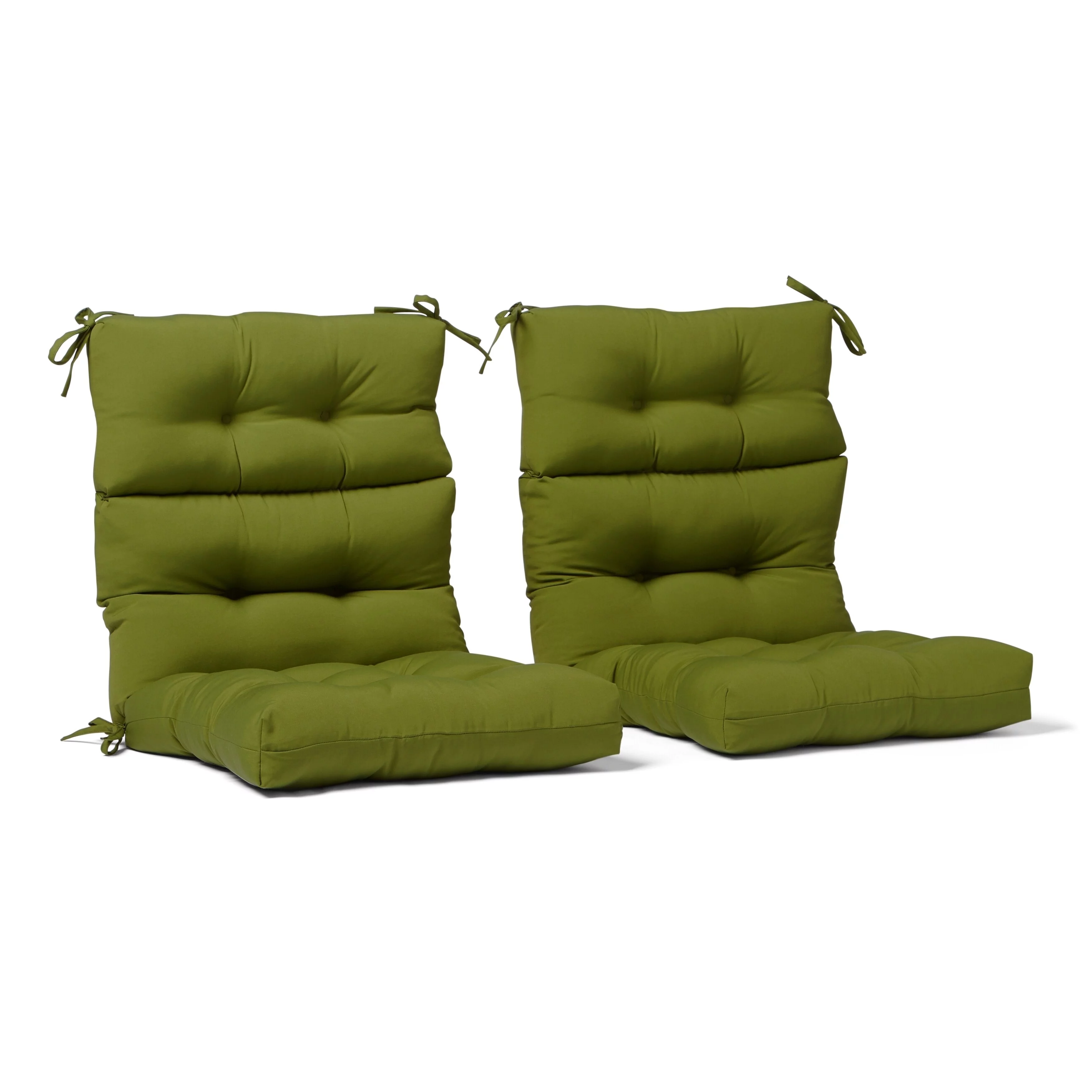 Havenside Home Driftwood Outdoor High-back Chair Cushions (Set of 2) by Savannah Green