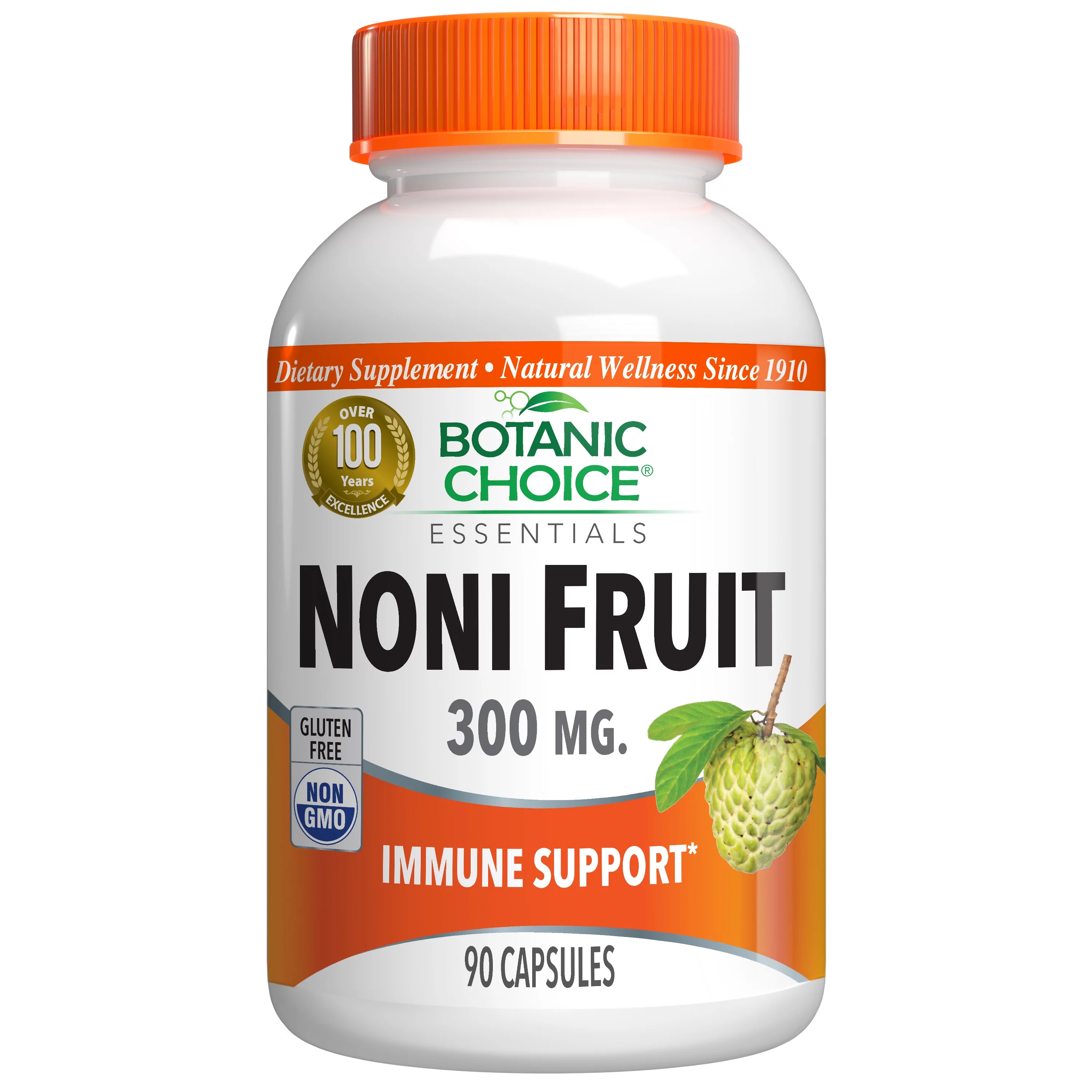 Botanic Choice Noni Fruit Immune Support Herbal Supplement, 90 capsules
