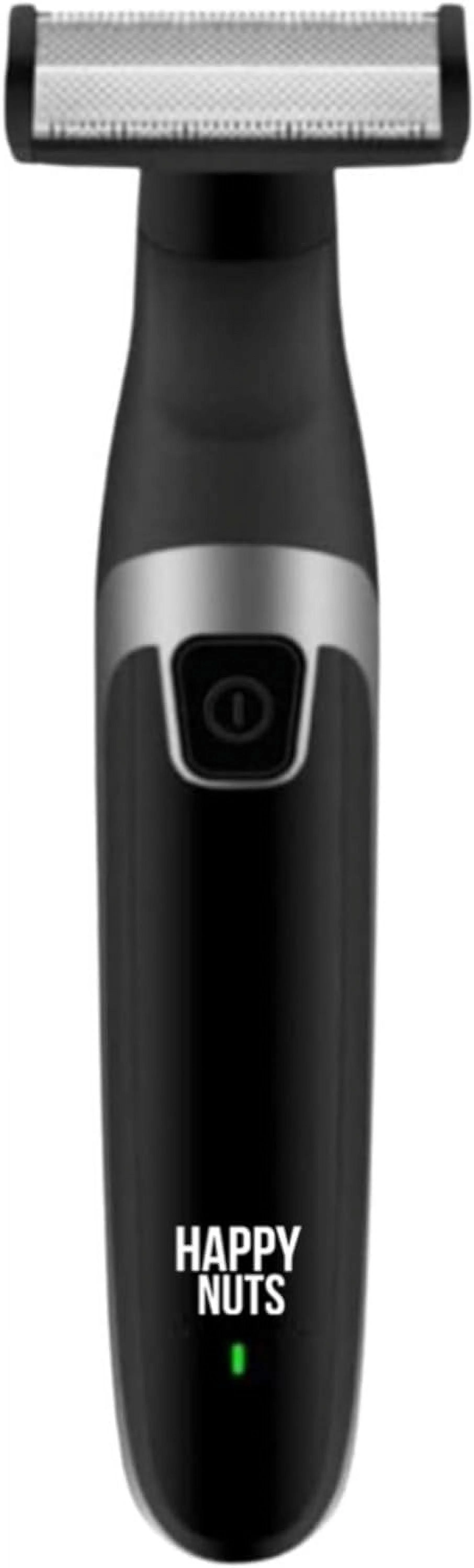Happy Nuts The Ballber, Groin & Body Hair Trimmer, Waterproof Rechargeable Electric Shaver for Men