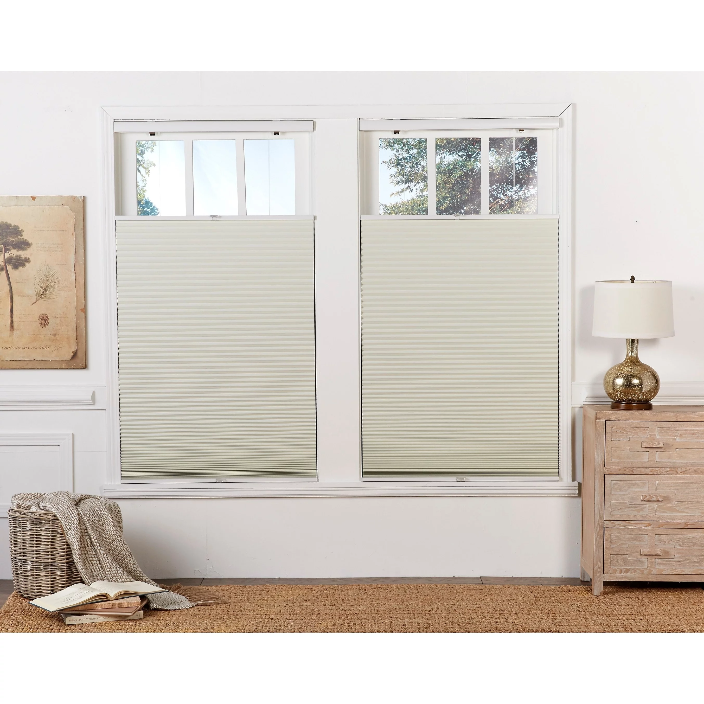 Copper Grove Yerevan 64-inch Cream/White Blackout Top Down/Bottom Up Shade 70 - 79 Inches 72 x 64