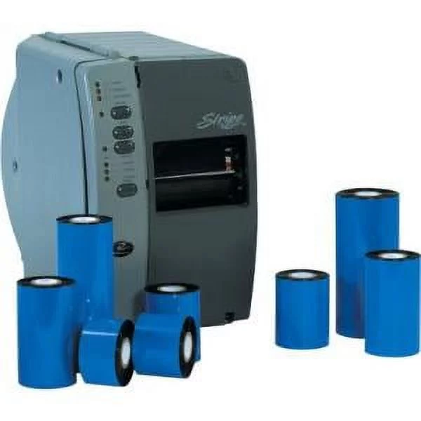 Box Partners THT112 4.33 in. x 1476 foot Black Zebra Thermal Transfer Ribbons- Wax