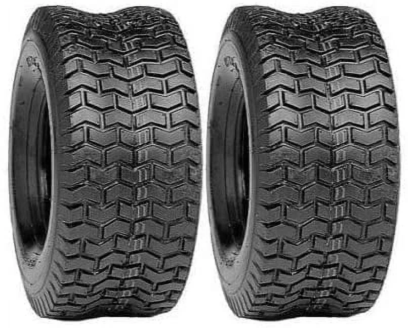 Two 13x5.00-6 13/500-6 Turf 4 Ply Lawn Mower Garden Tractor Tires