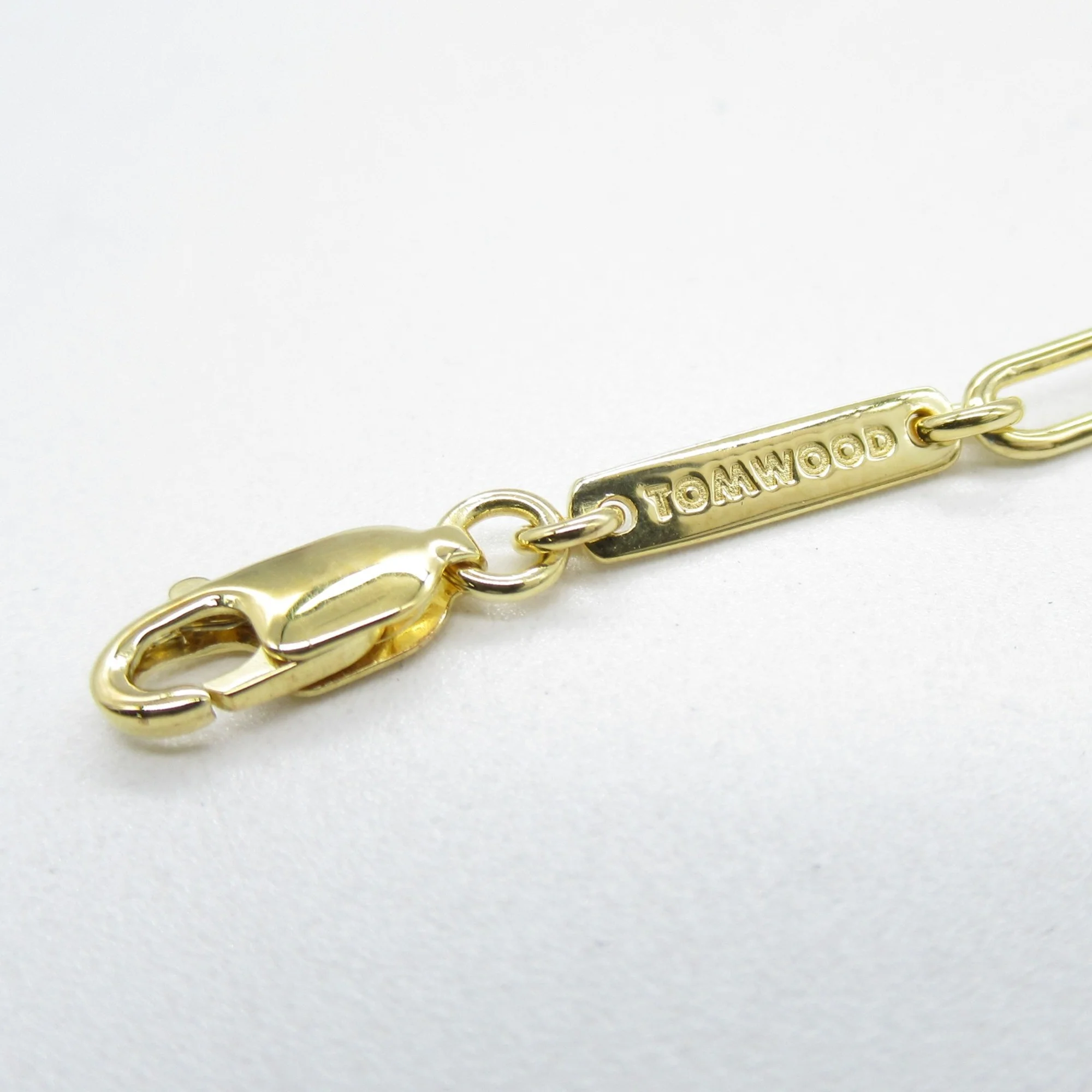 Pre-Owned TOM WOOD Box Bracelet Gold Gold Silver925 9KYG (New)