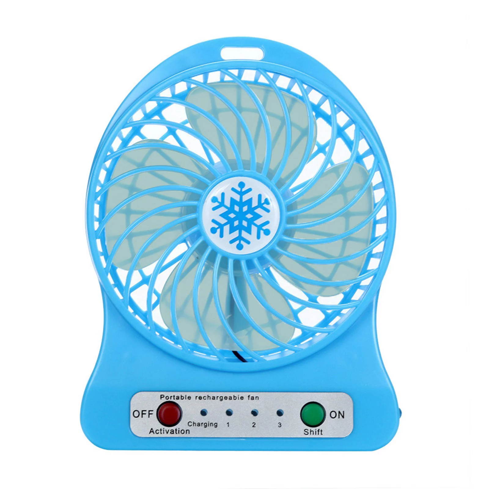 Up to 50% off! YOHOME Portable Rechargeable LED Light Fan Cooler Mini Desk USB 18650 Battery