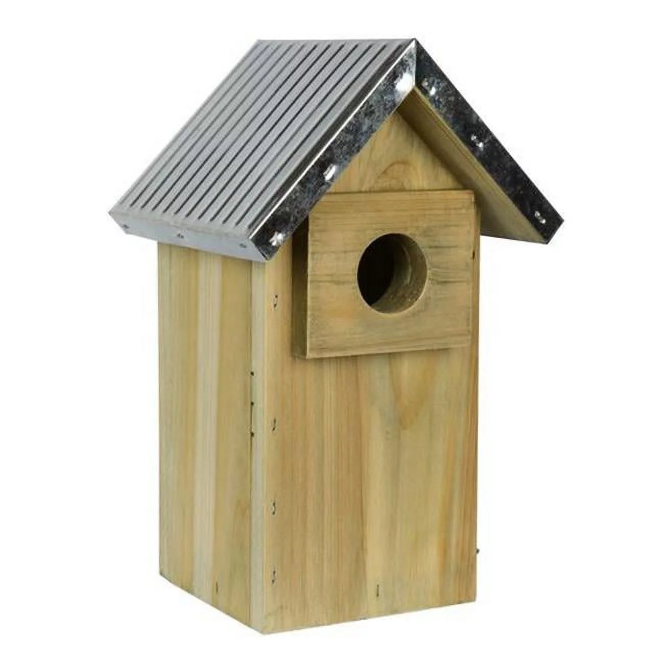 Natures Way Bird Products Galvanized Weathered Bluebird House - Weathered Blue - 11 x 6.75 x 6 in.