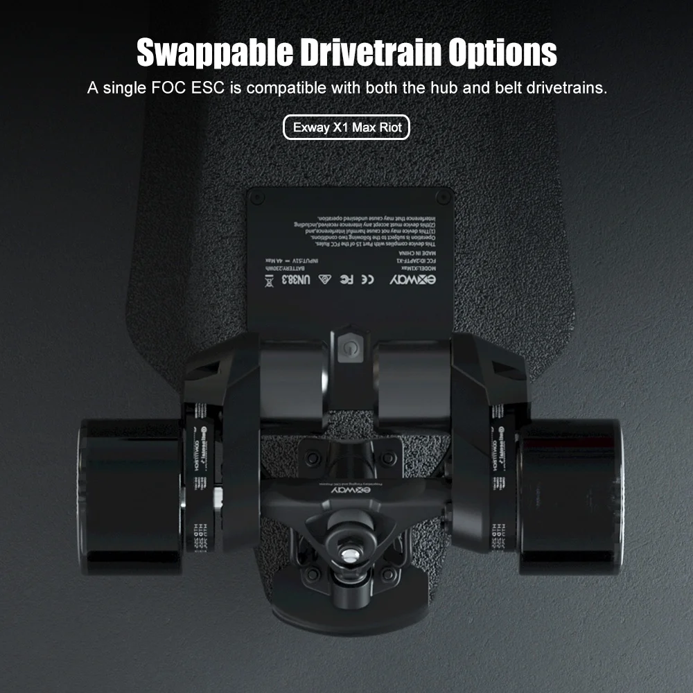 Electric Skateboard with Remote Control, 655W Motor E-Skateboard, 45 KM/H Top Speed Electric Longboard with Frog Light, 30KM Range,for Youth, Adults