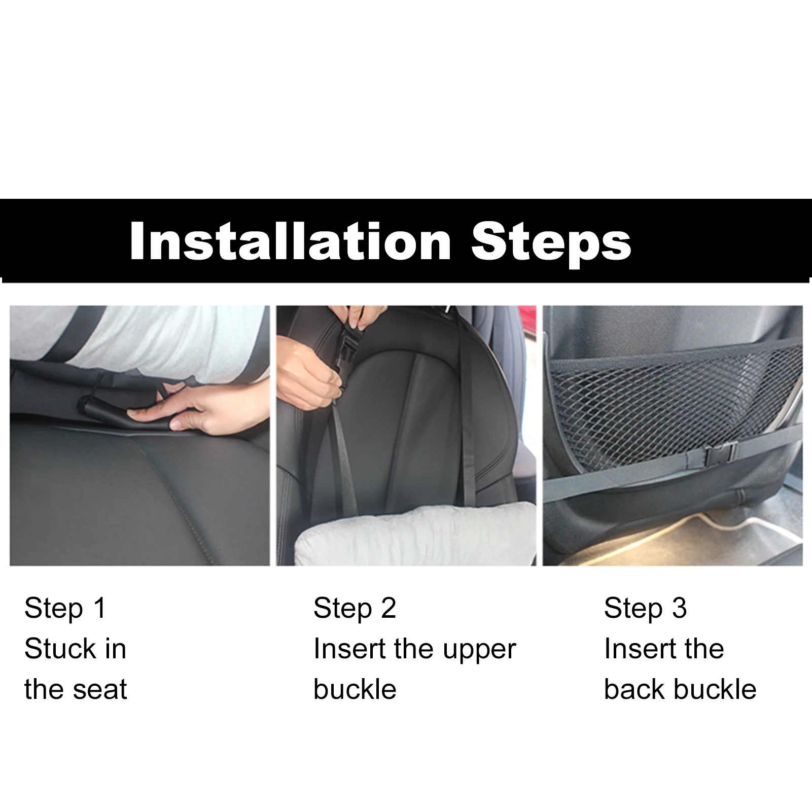 OWSOO Car Seat Dog Bed Multifunctional Design Pet Sofa for Cars Home and All Seasons - Sturdy Safety Belt Comfortable Material Storage Bags - Targeting Pet Owners