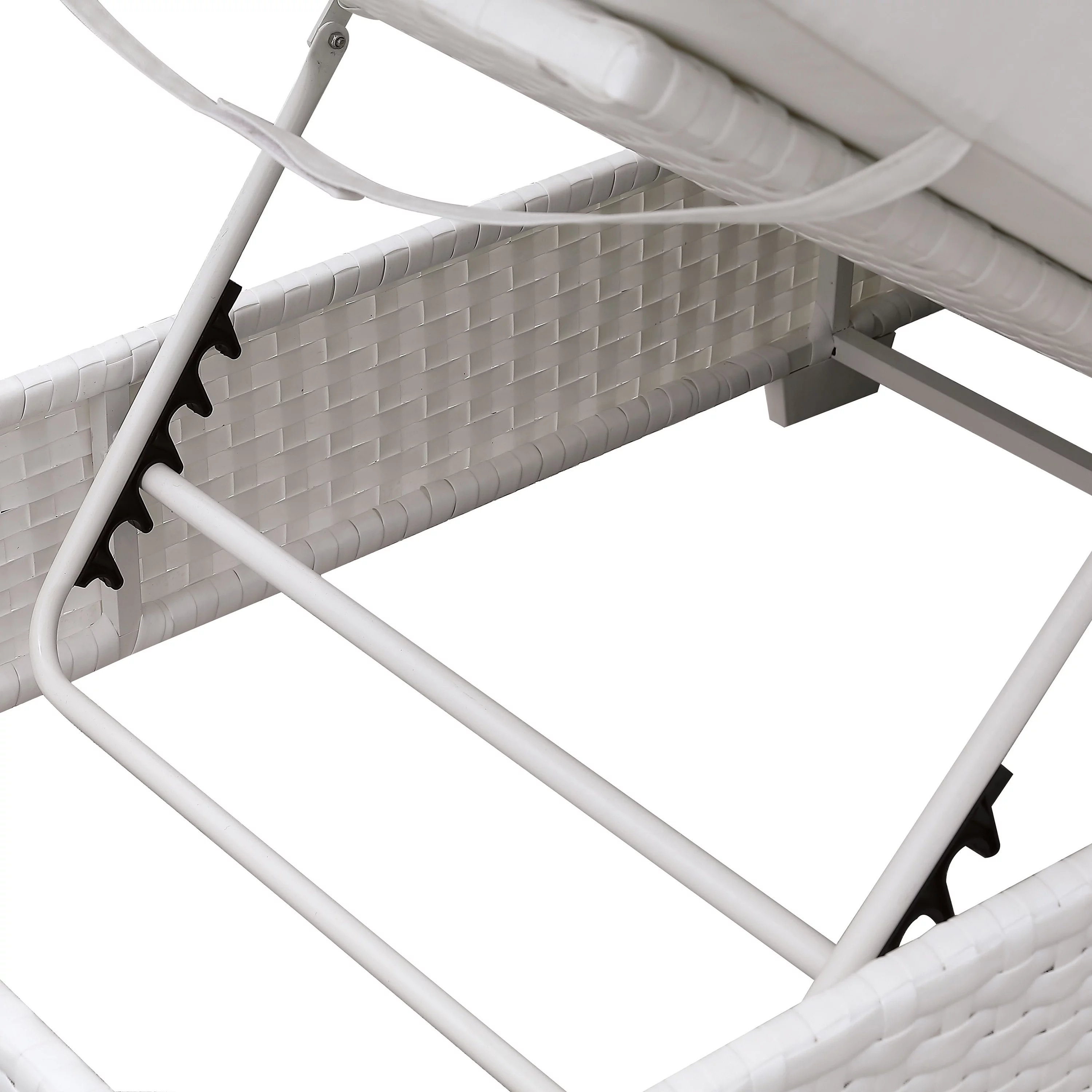 Arthur Modular UV and Water Resistant Outdoor Bench, White