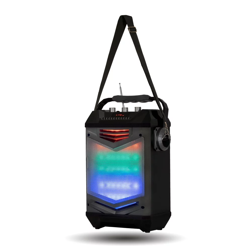 Acoustic Audio TG65GS Portable Bluetooth Speaker with LED Display Rechargeable Battery and Mic