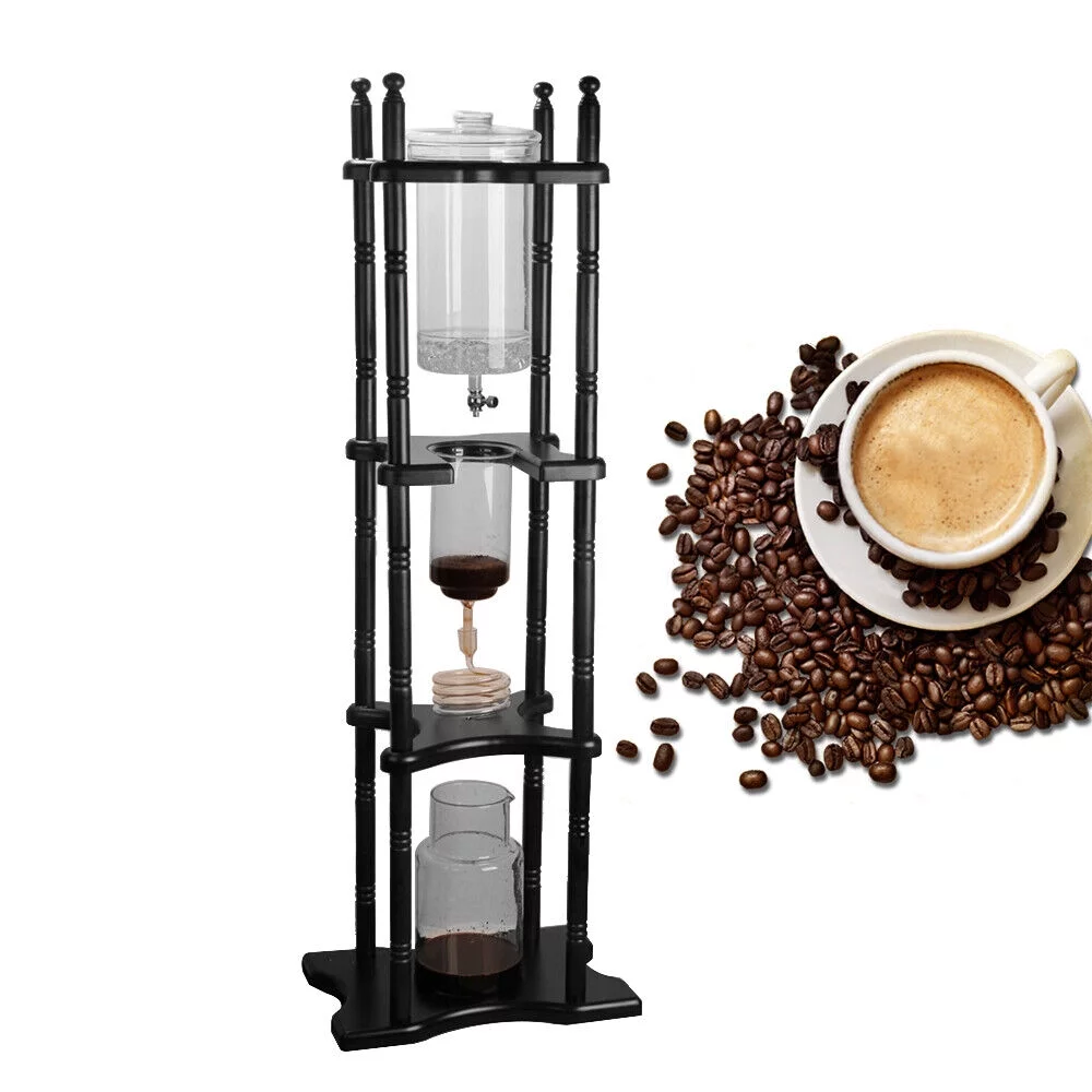 2500ml Glass Dutch Coffee Dripper Ice Drip Coffee Tower Cold Brew Coffee Maker