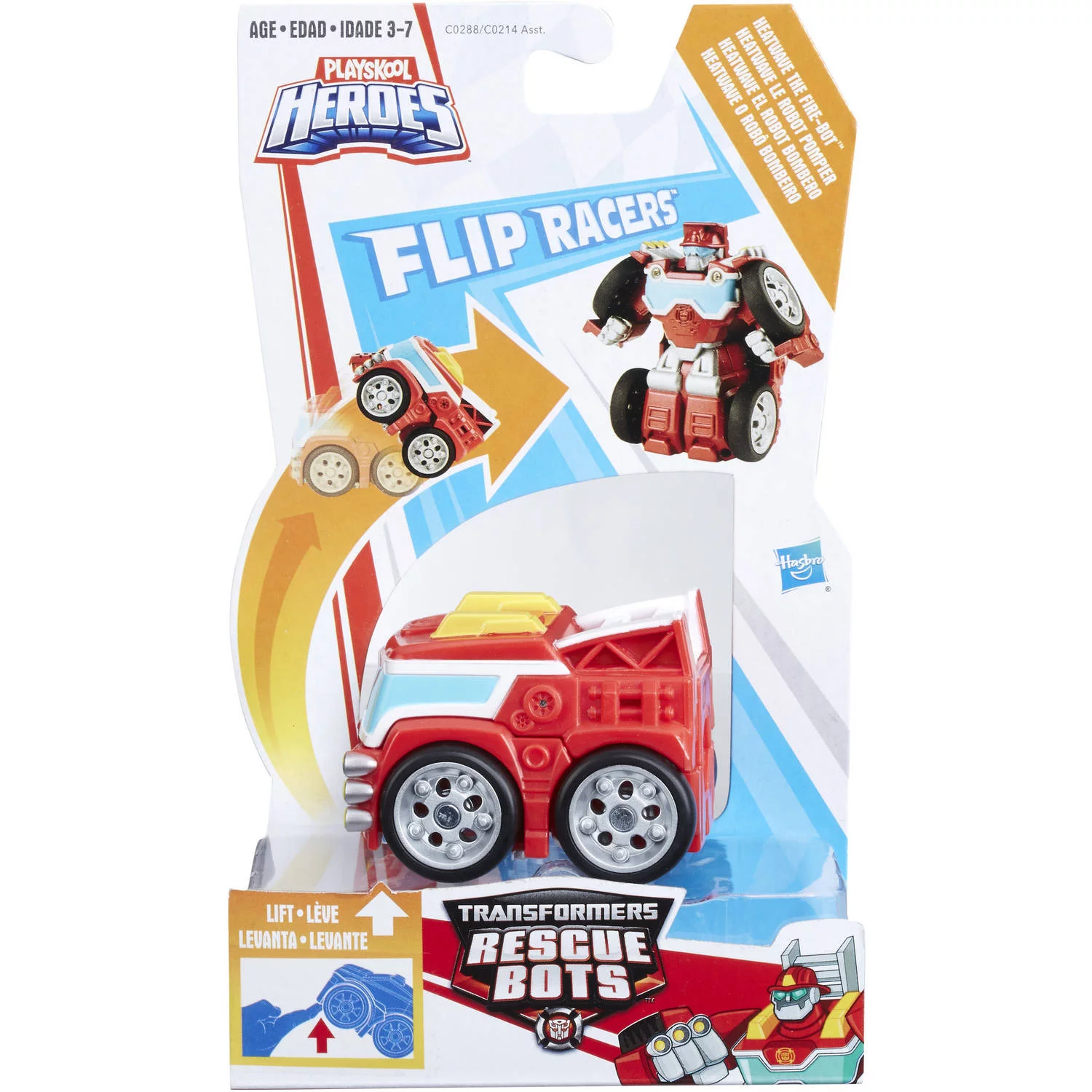 Playskool Heroes Transformers Rescue Bots Flip Racers Heatwave the Fire-Bot