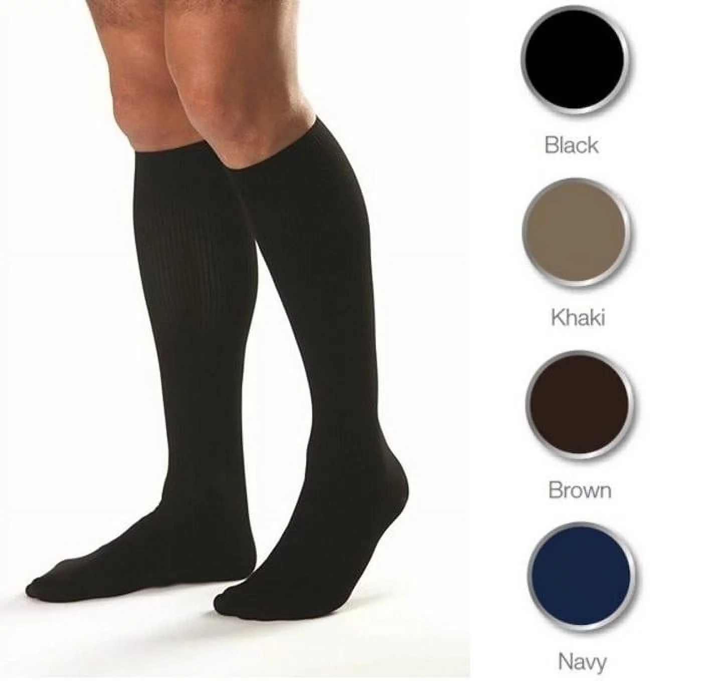 BSN Medical 7766413 JOBST Sock, Knee High, 30-40 mmHg, Size 4, Long, Khaki