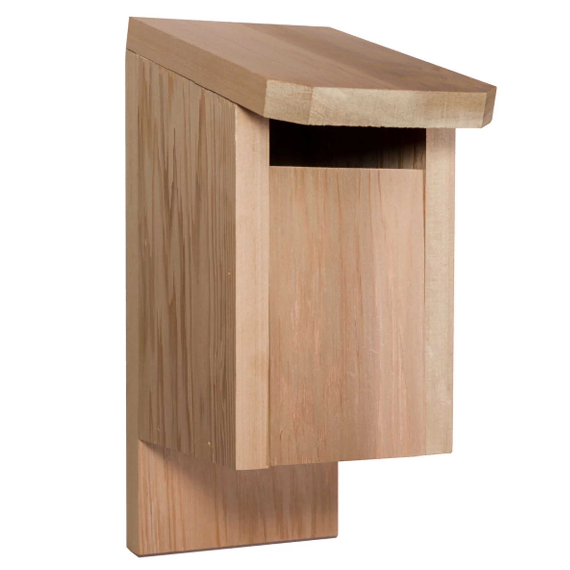All Things Cedar Bluebird Nesting Birdhouse w/ Pivoting Door & Landing Roof