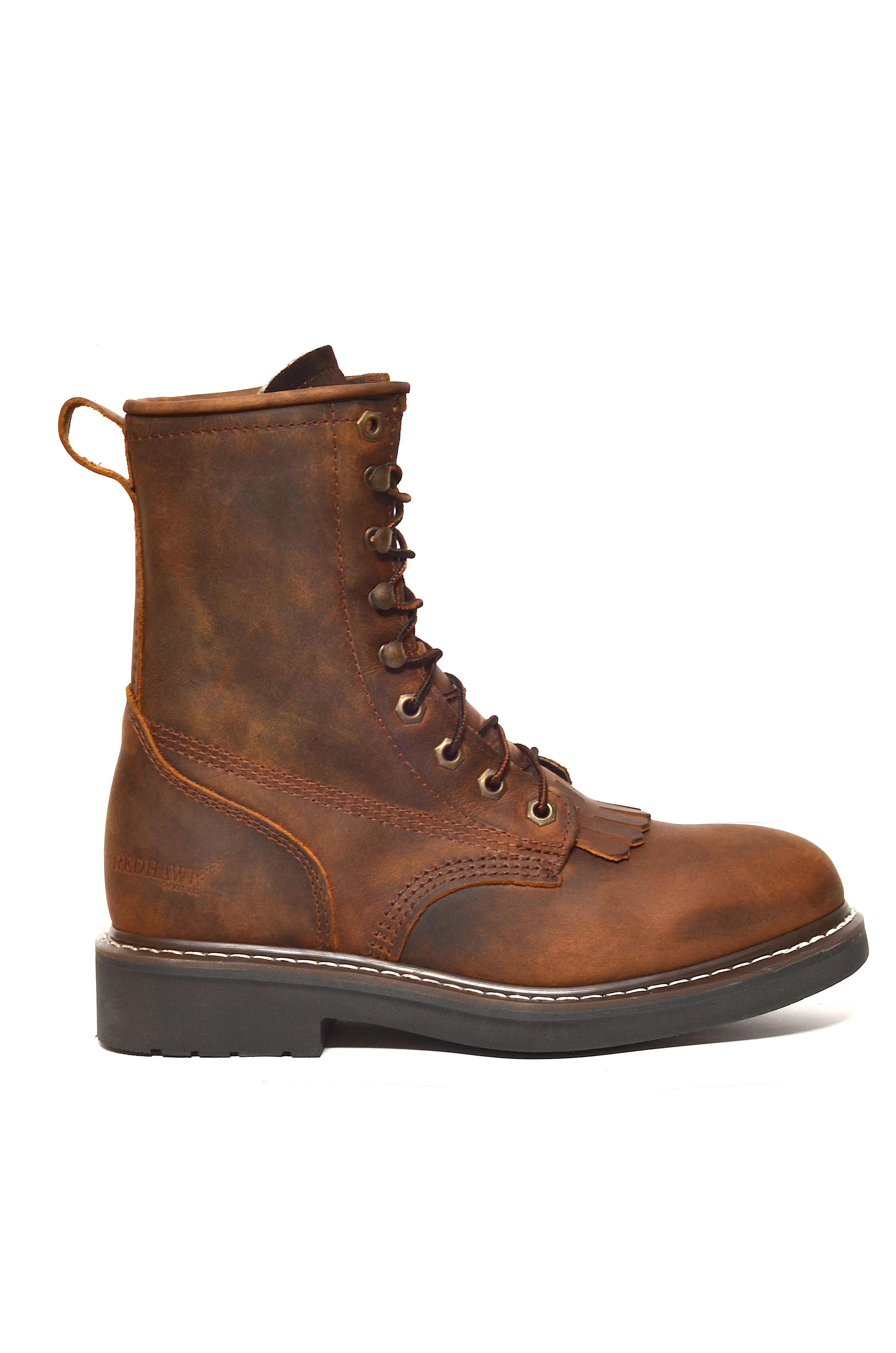 RedHawk Boot Co. Lacer Men's Safety Steel Toe 8
