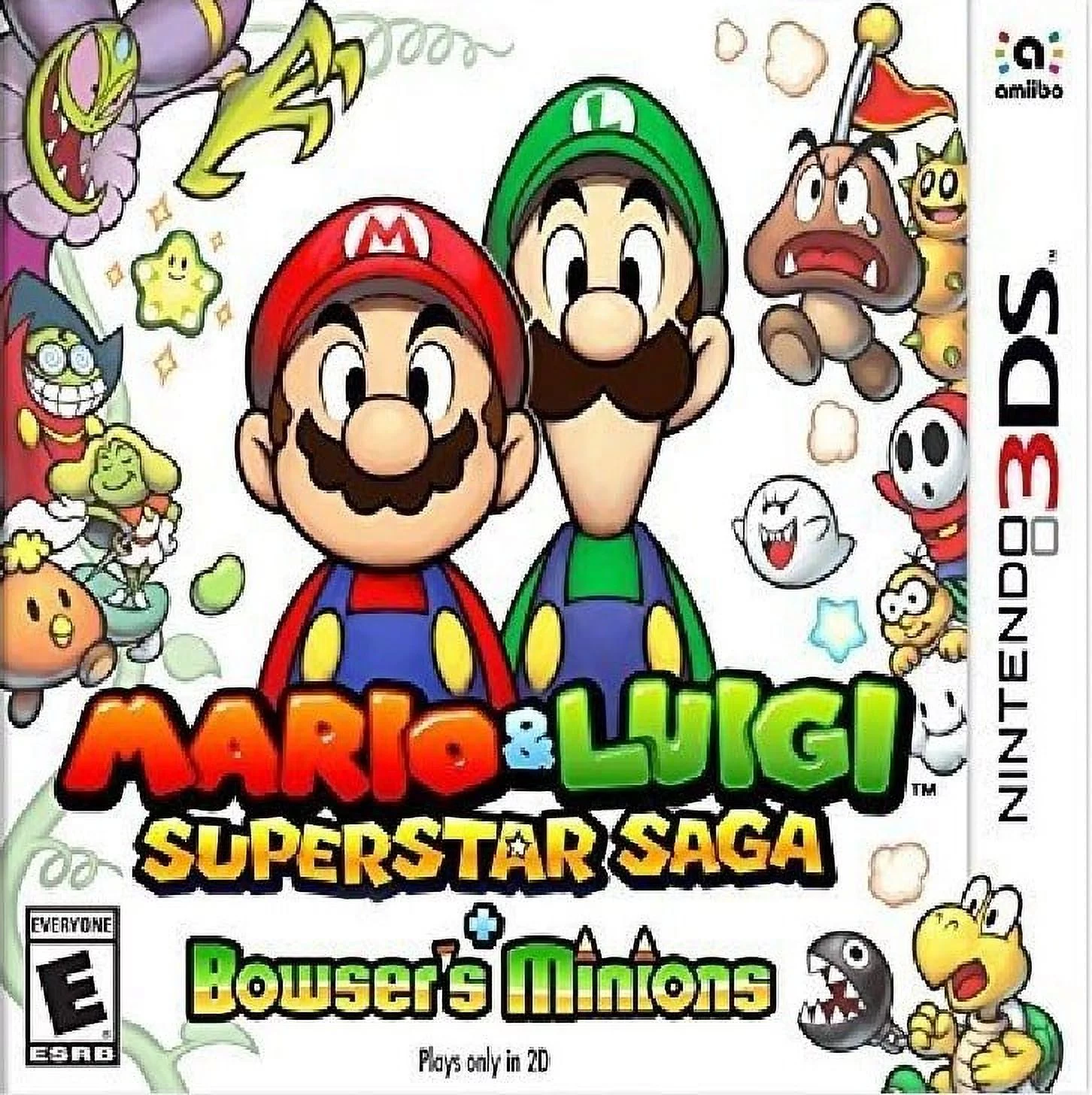 Restored Mario & Luigi: Superstar Saga + Bowser's Minions (Nintendo 3DS, 2017) (Refurbished)