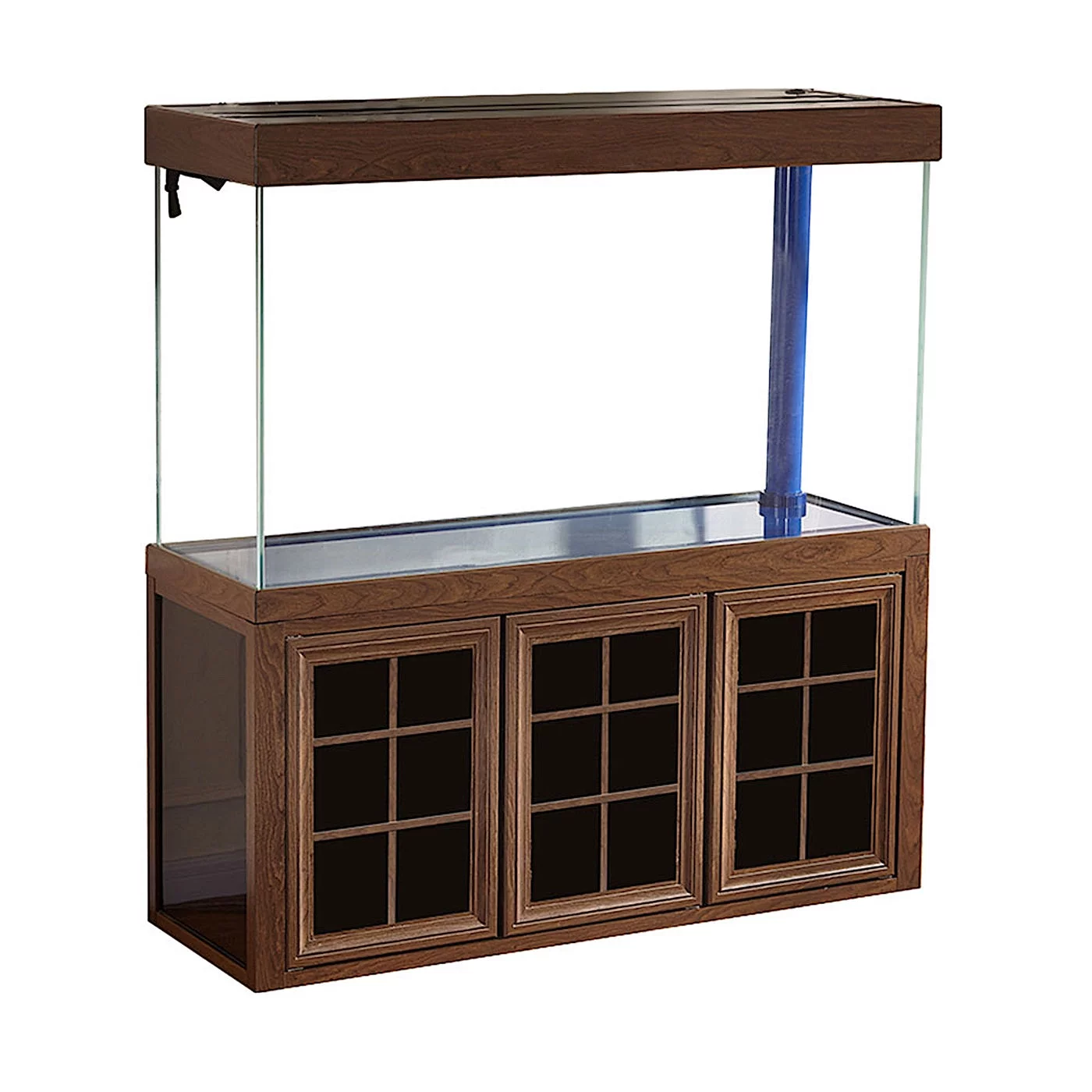 Aqua Dream 175 Gallon Tempered Glass All-in-one Aquarium Darkwood