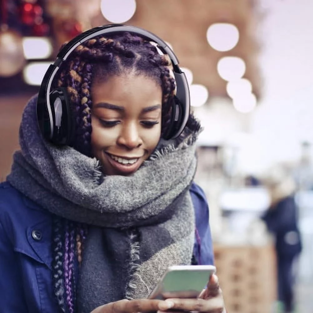 Foldable Wireless Headphones for Moto G Stylus 5G (2022) Phone - Headset w Mic Hands-free Earphones G5R Compatible With Motorola Moto G Stylus 5G (2022)