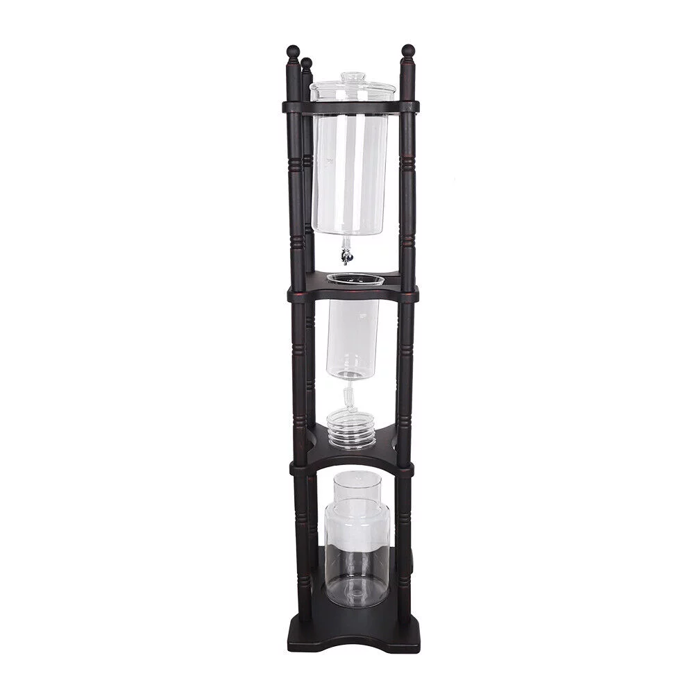Cold Brew Coffee Maker Glass Dutch Coffee Dripper Ice Drip Coffee Tower 2500ml 28*24.5*115 Cm