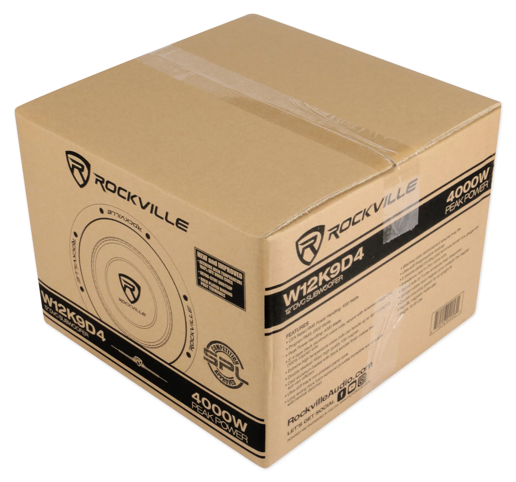 (2) Rockville W12K9D4 12