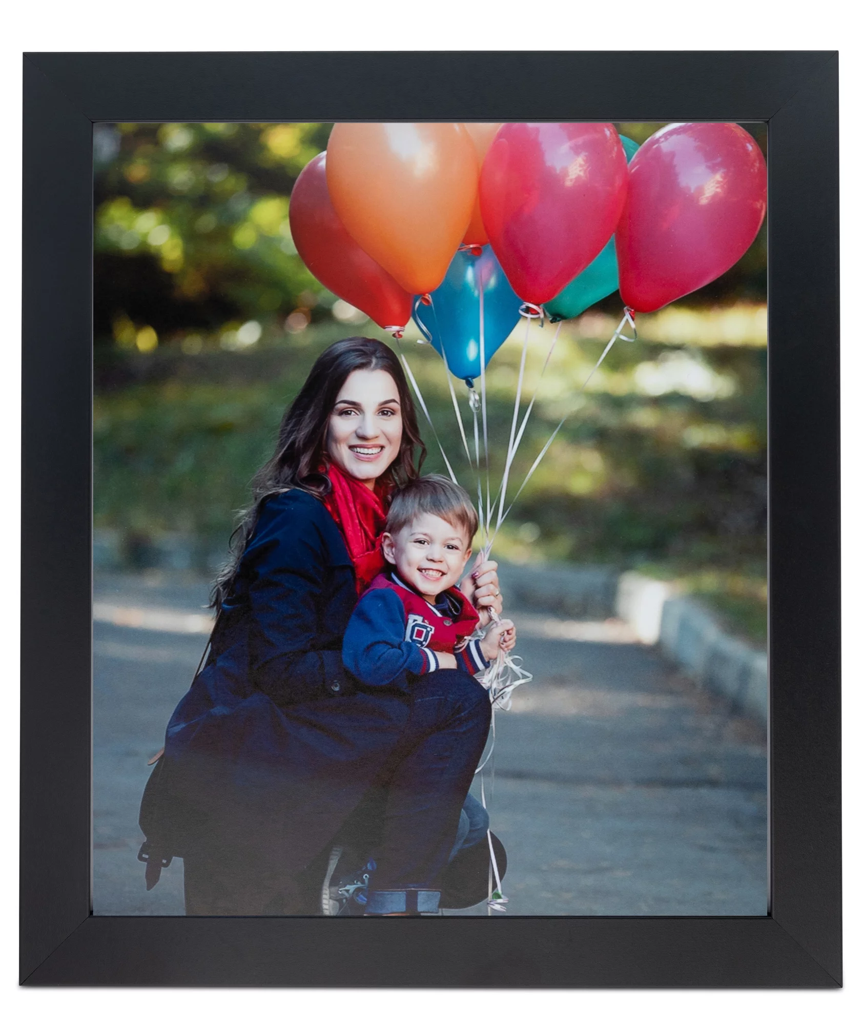 ArtToFrames 12x24 Inch Black Picture Frame, This Black MDF Poster Frame is Great for Your Art or Photos, Comes with 060 Plexi Glass (3943)