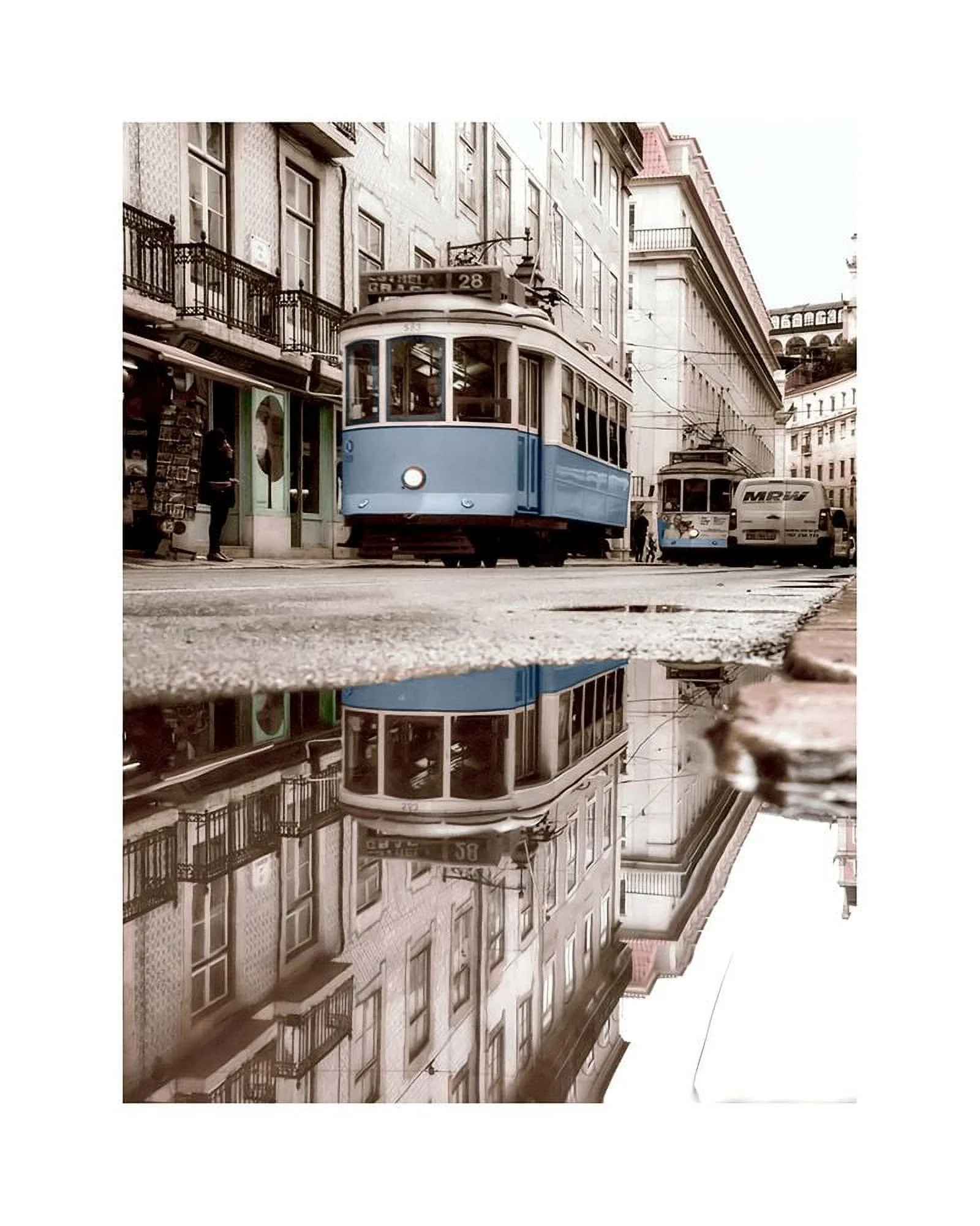 Straatsma, Leah 20x24 Gold Ornate Wood Framed with Double Matting Museum Art Print Titled - Lisbon 3