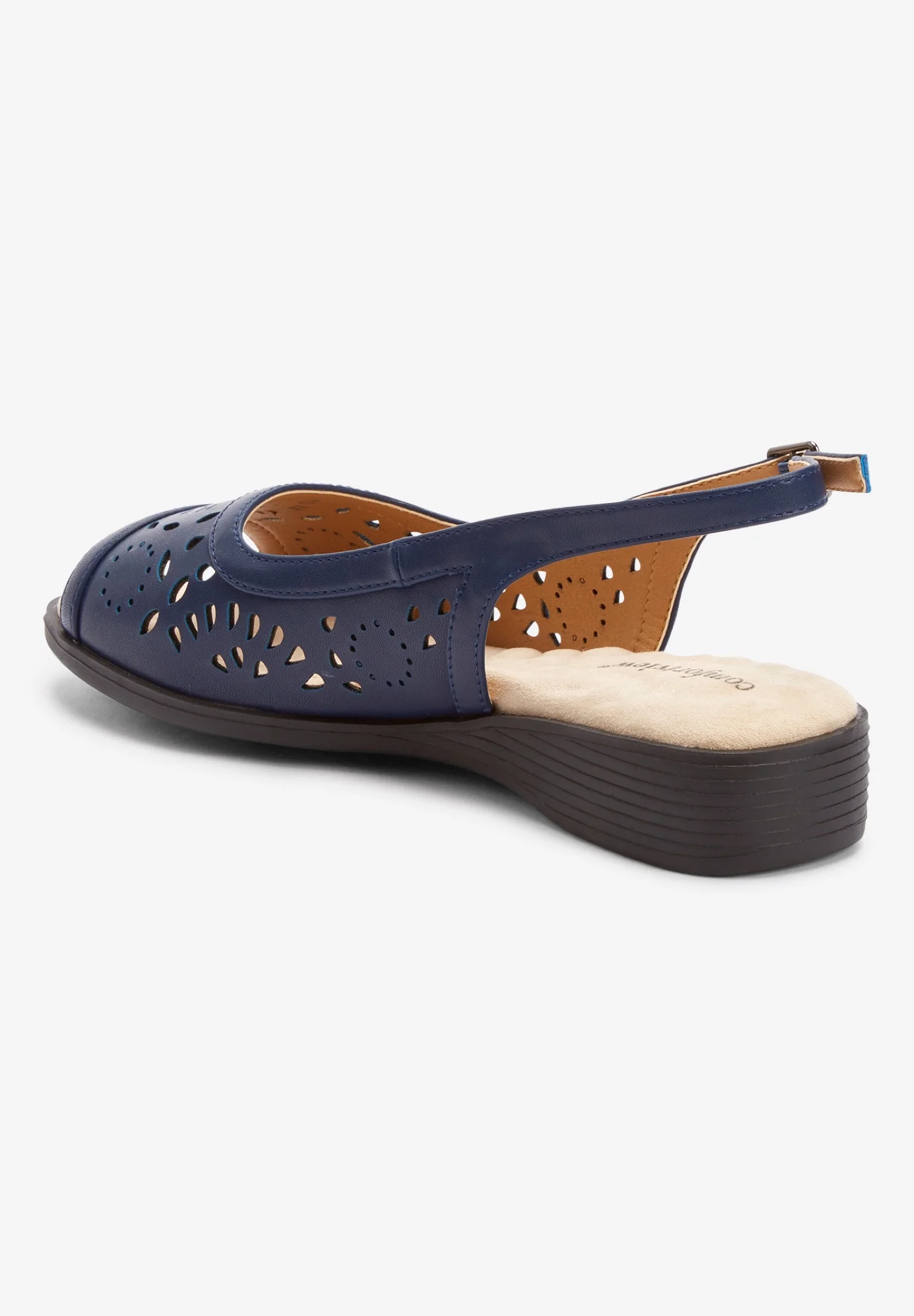 Comfortview Women's Wide Width The Mary Sling - 12 M, Yellow