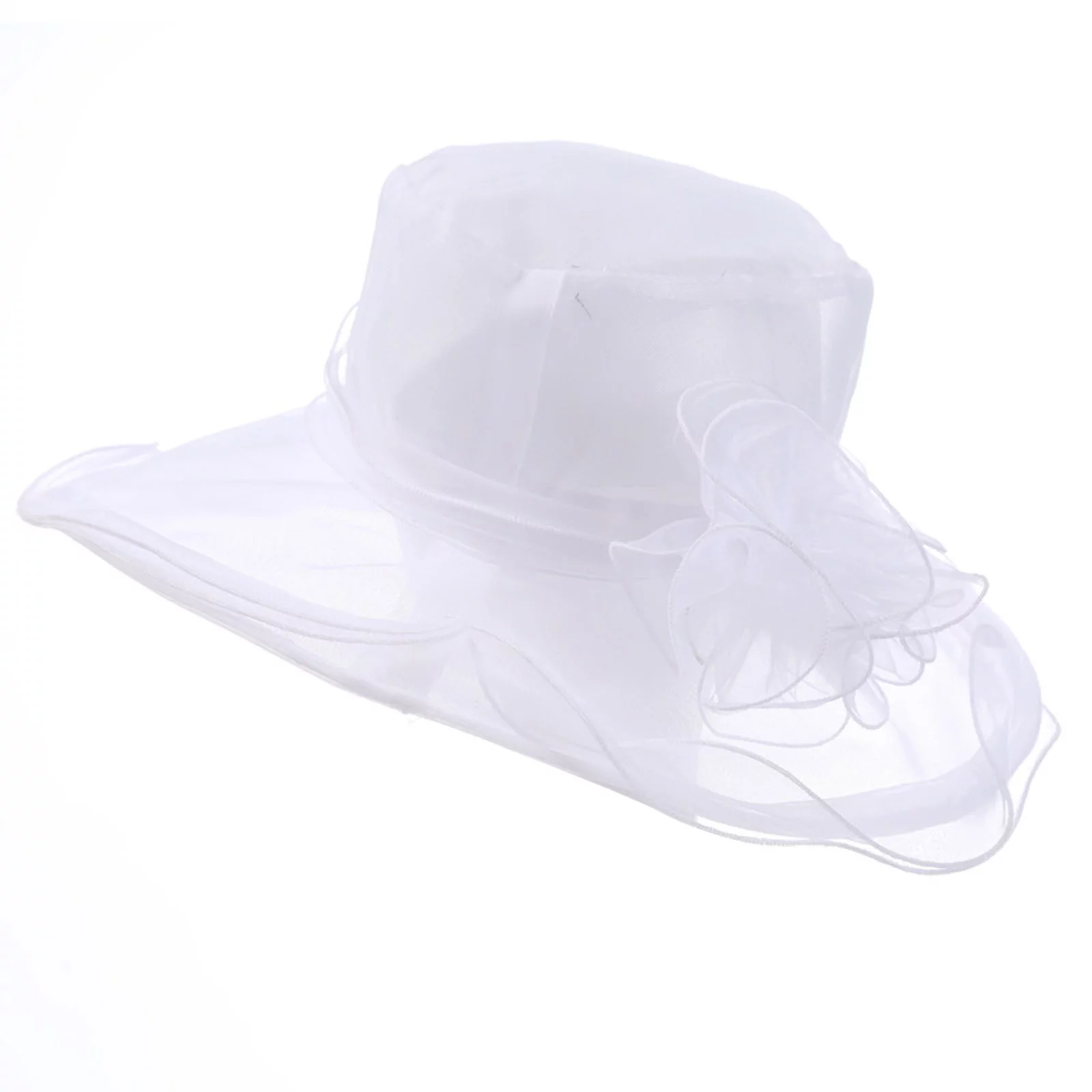 Sports Baseball Cap Women'S Headdress Hat Women'S Wedding Hat Sun Hat Flower Shade Seaside Beach Hat