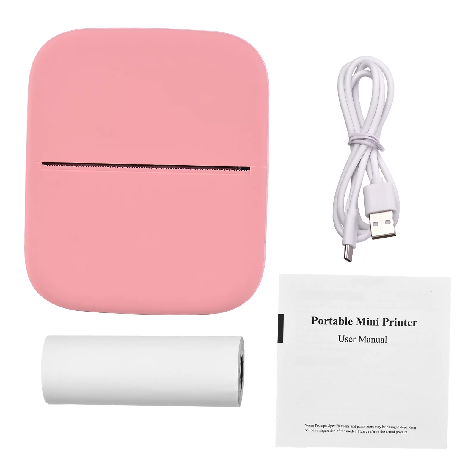 ammoon X1 Portable Pocket Printer, BT Wireless Thermal Photo Printer, Inkless Printing