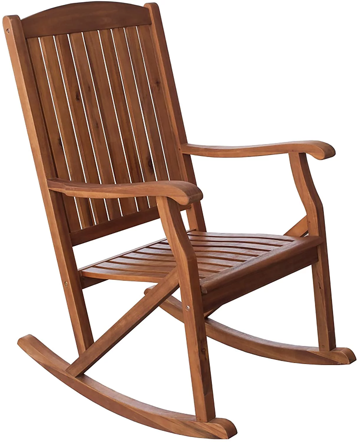 Leigh Country TX 36104 Sequoia Series Adult Outdoor Wood Rocking Chair - Brown