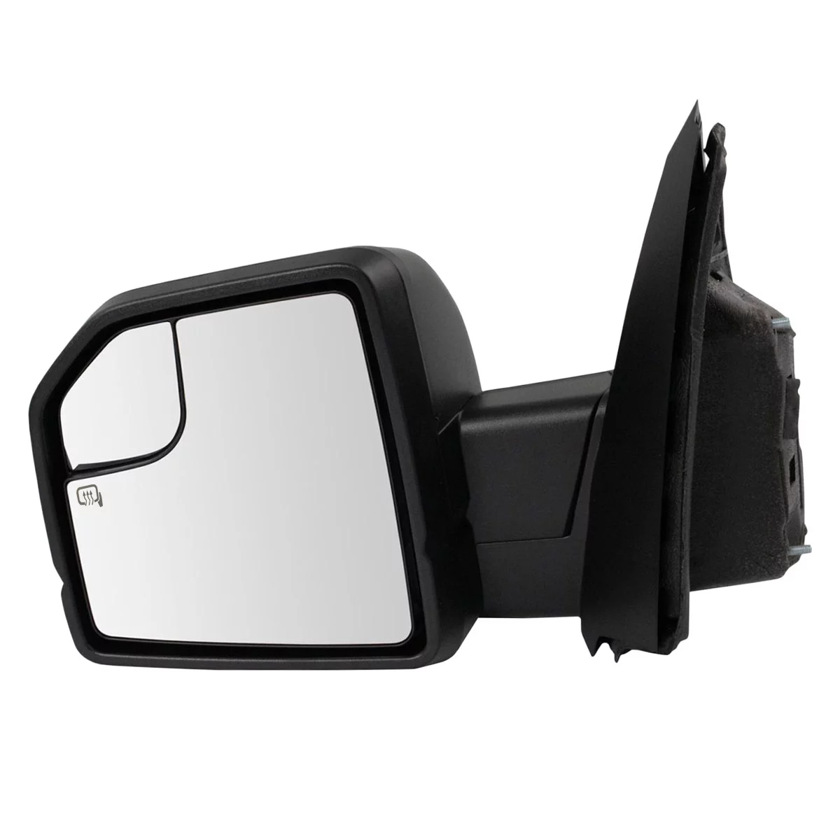 AutoShack Driver and Passenger Mirror Power Manual Folding Heated Textured Black Set of 2 Replacement for 2016-2017 Ford F-150 2.7L 3.5L 5.0L V6 V8 4WD RWD KAPFO1320524PR