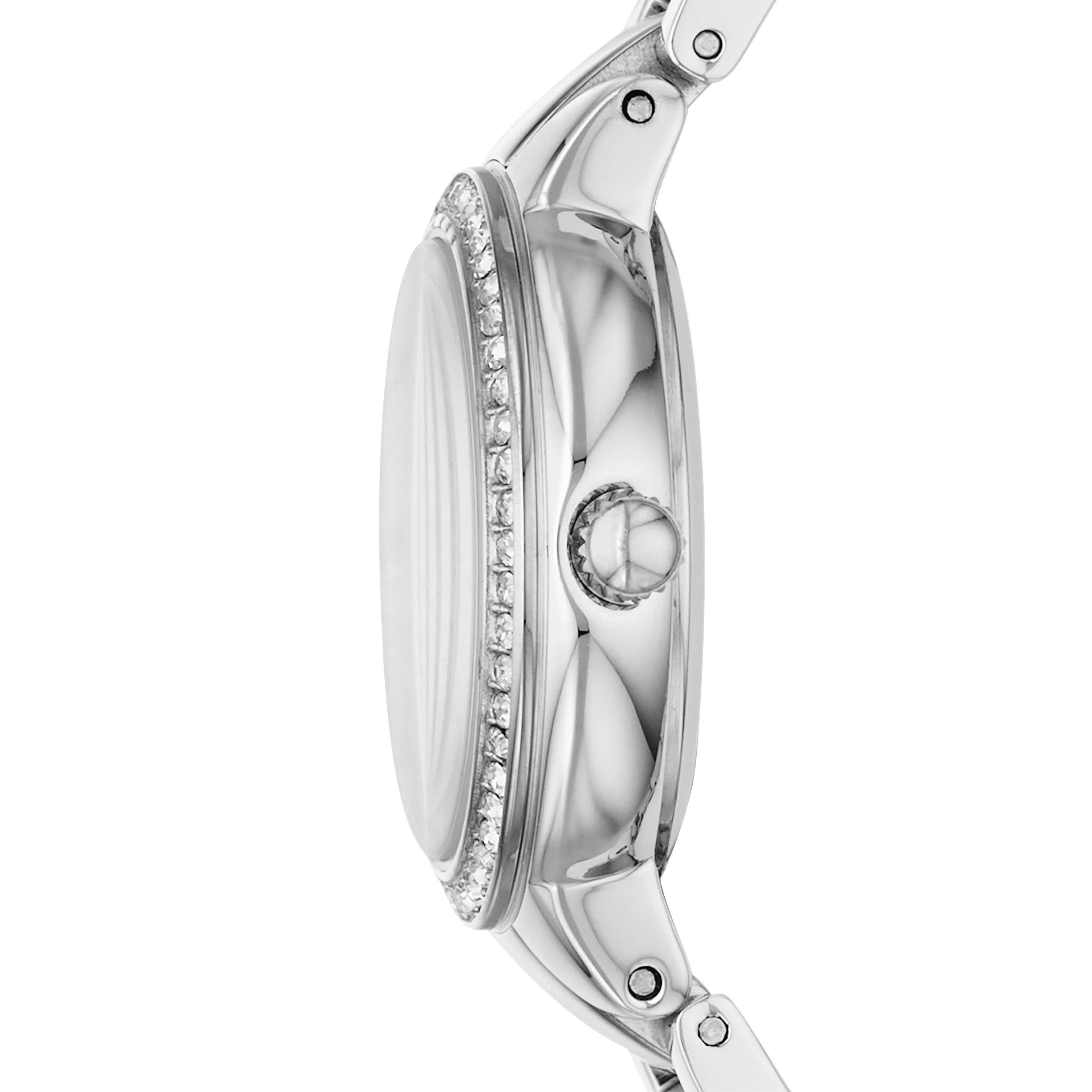 Fossil Women Virginia Silver Tone Stainless Steel Watch (Style: ES3504)