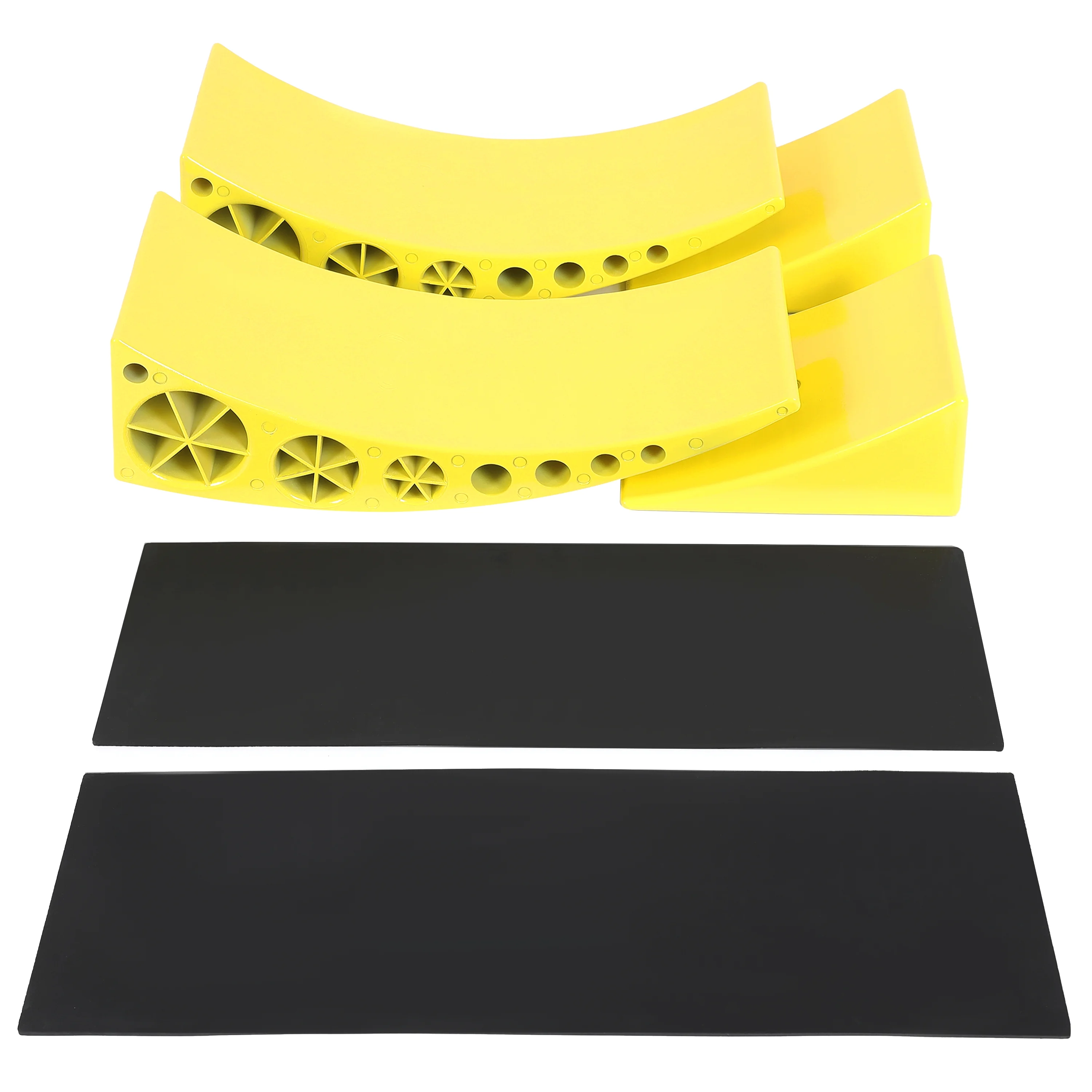 Kojem 2pcs Camper Leveling Blocks 35000lbs Leveler Kits for Camper RV Ramp