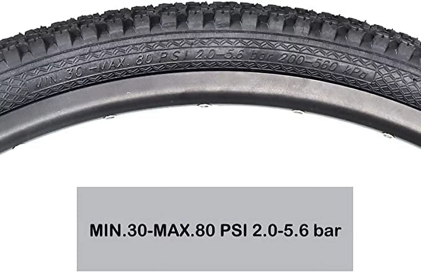 MOHEGIA 2 Pack Bike Tire 24x1.95 Inch Folding Bicycle Tires for Mountain Bikes