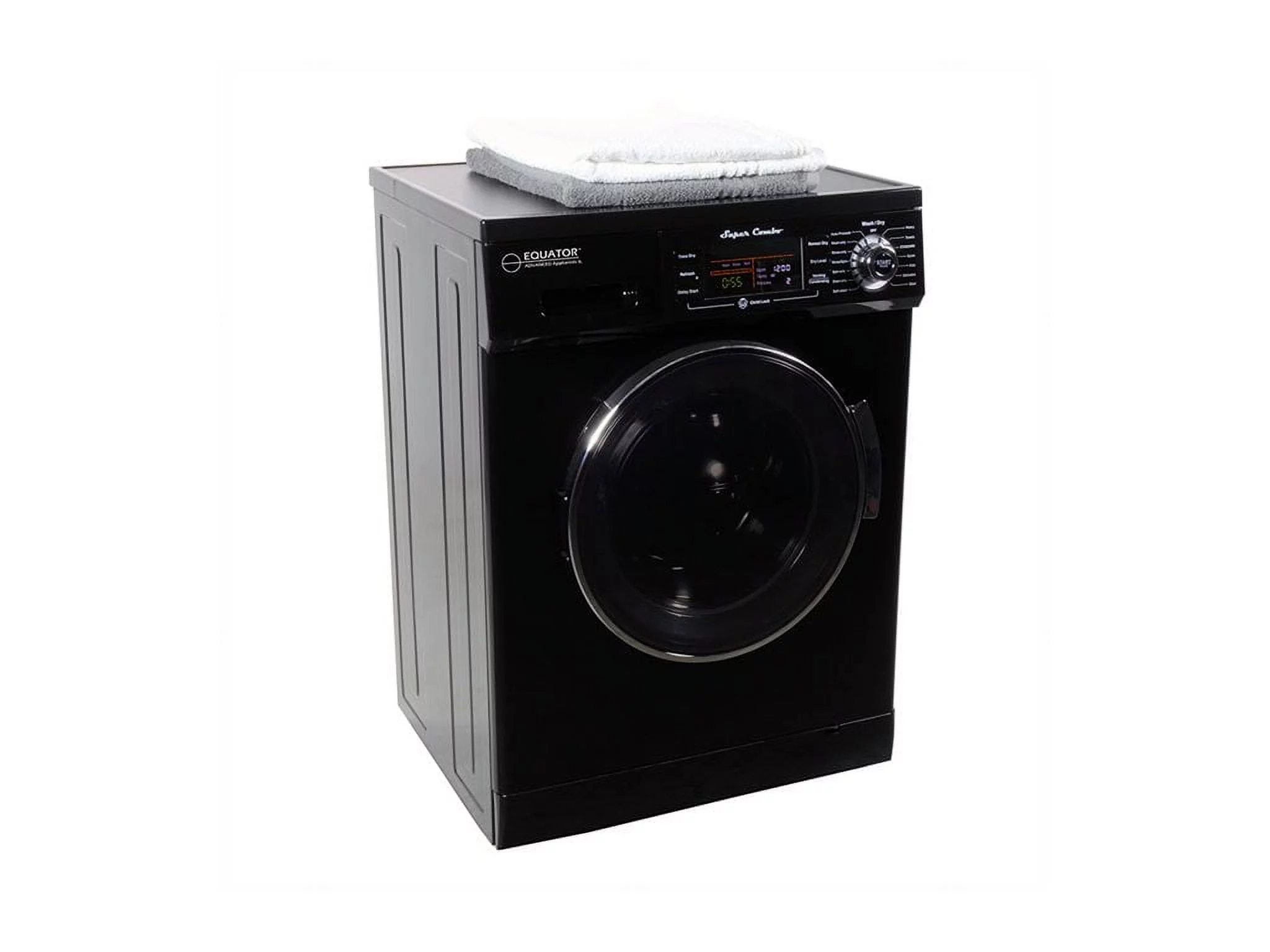 Equator All-in-one 13 lb Compact Combo Washer Dryer, Black