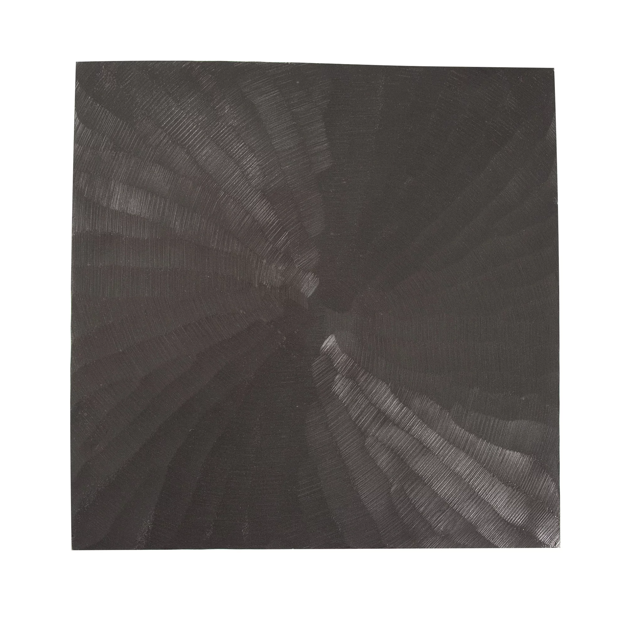 Tyler Dillon Square Graphite Chiseled Metal Martini Table 20.5